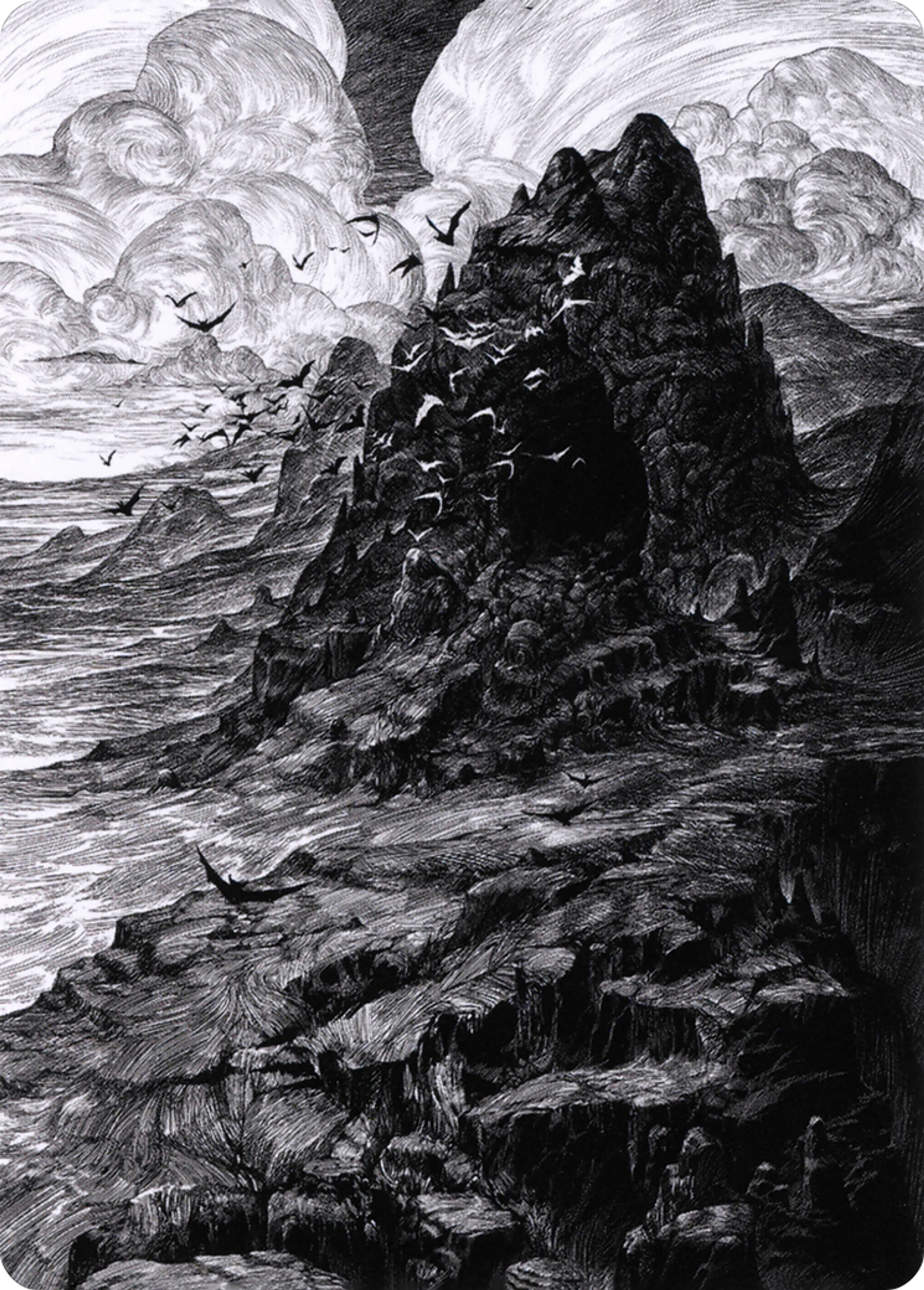 Mountain — Crimson Vow Art Series — Magic: The Gathering