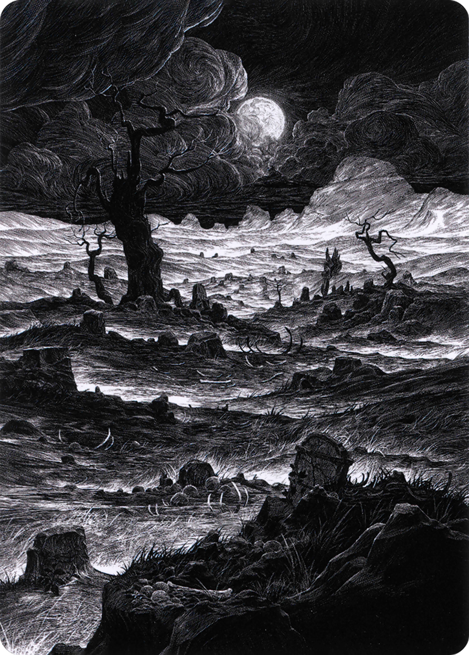 Plains — Crimson Vow Art Series — Magic: The Gathering