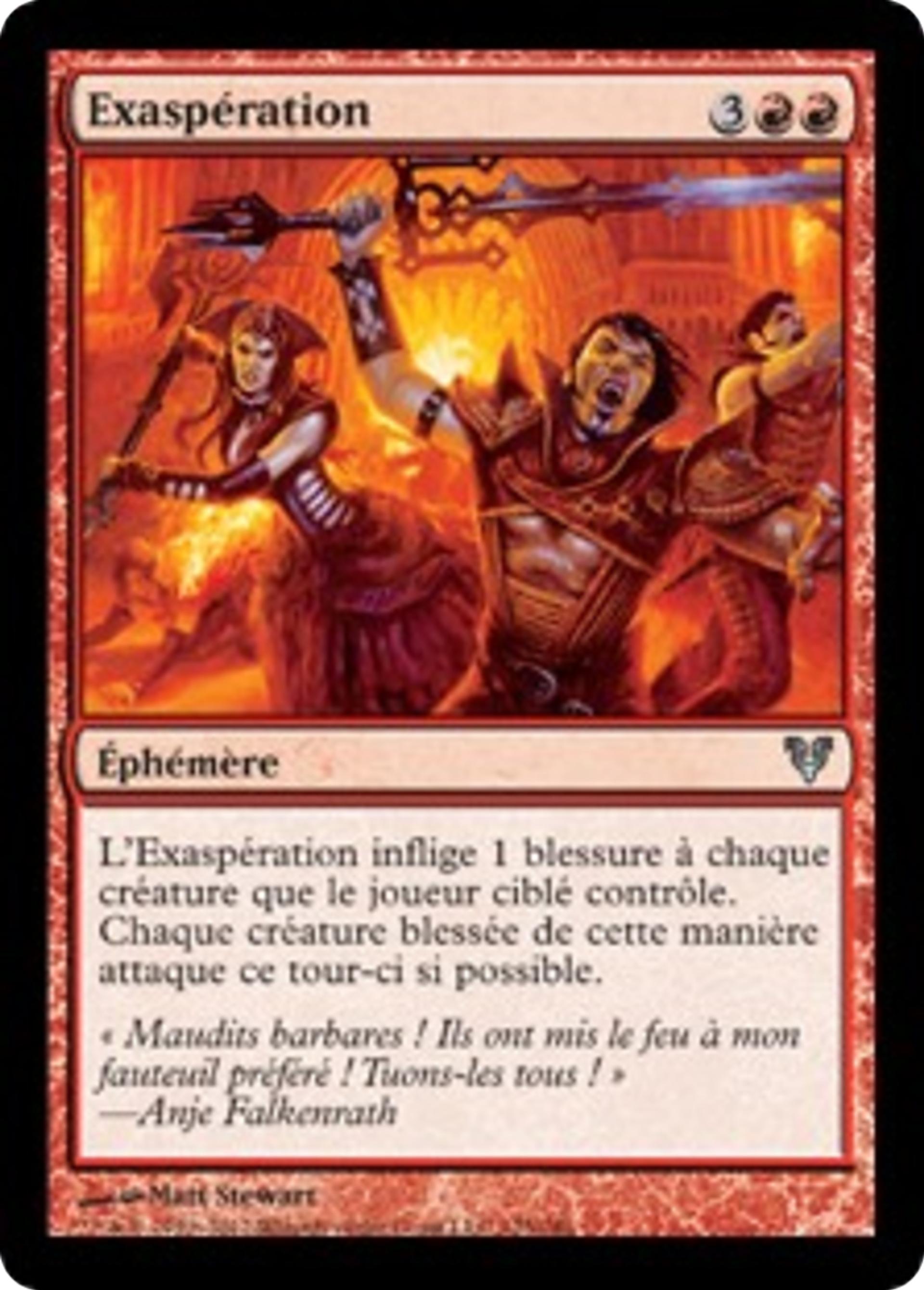 Exaspération — Avacyn Restored — Magic: The Gathering