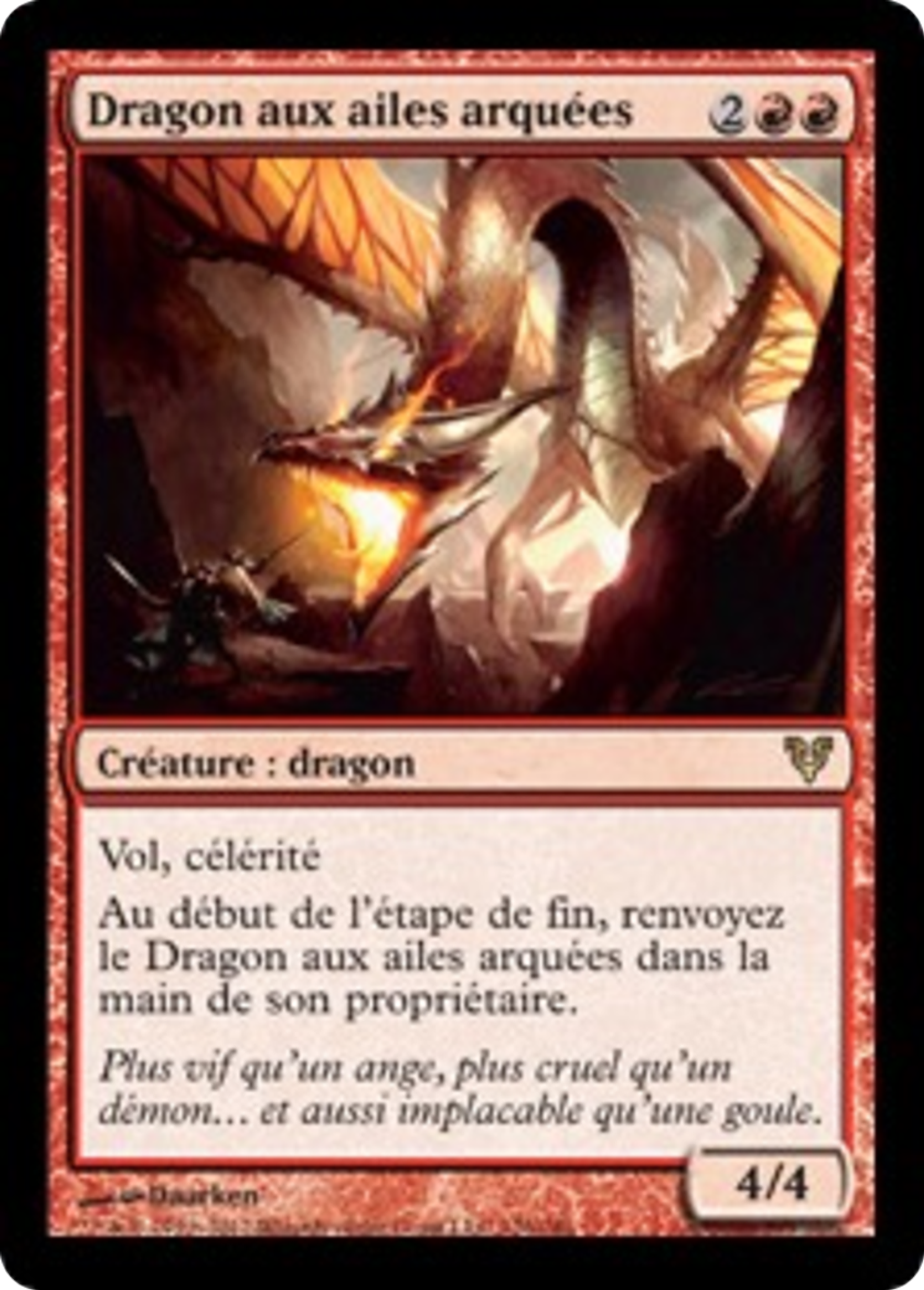Dragon aux ailes arquées — Avacyn Restored — Magic: The Gathering