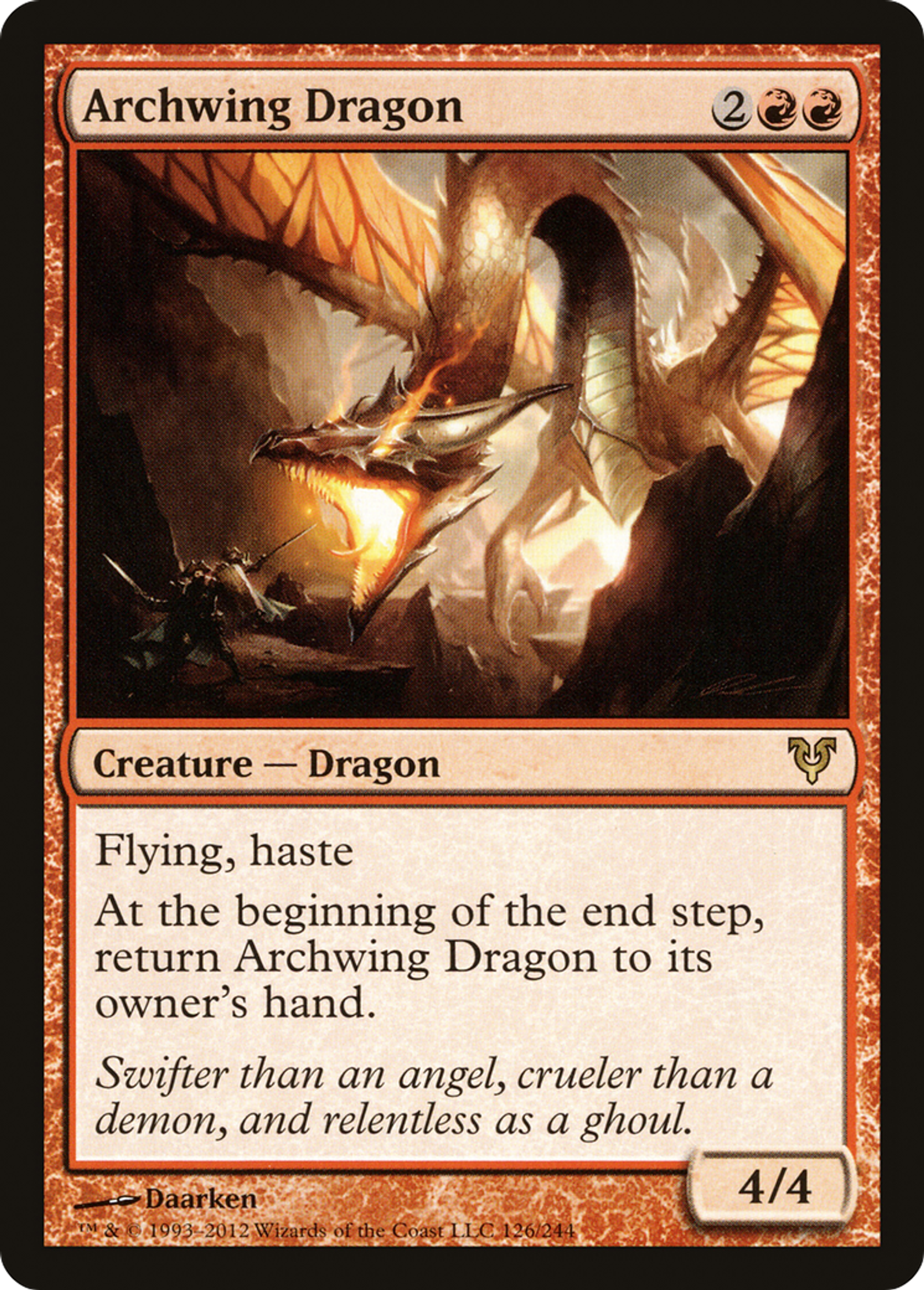 Archwing Dragon — Avacyn Restored — Magic: The Gathering