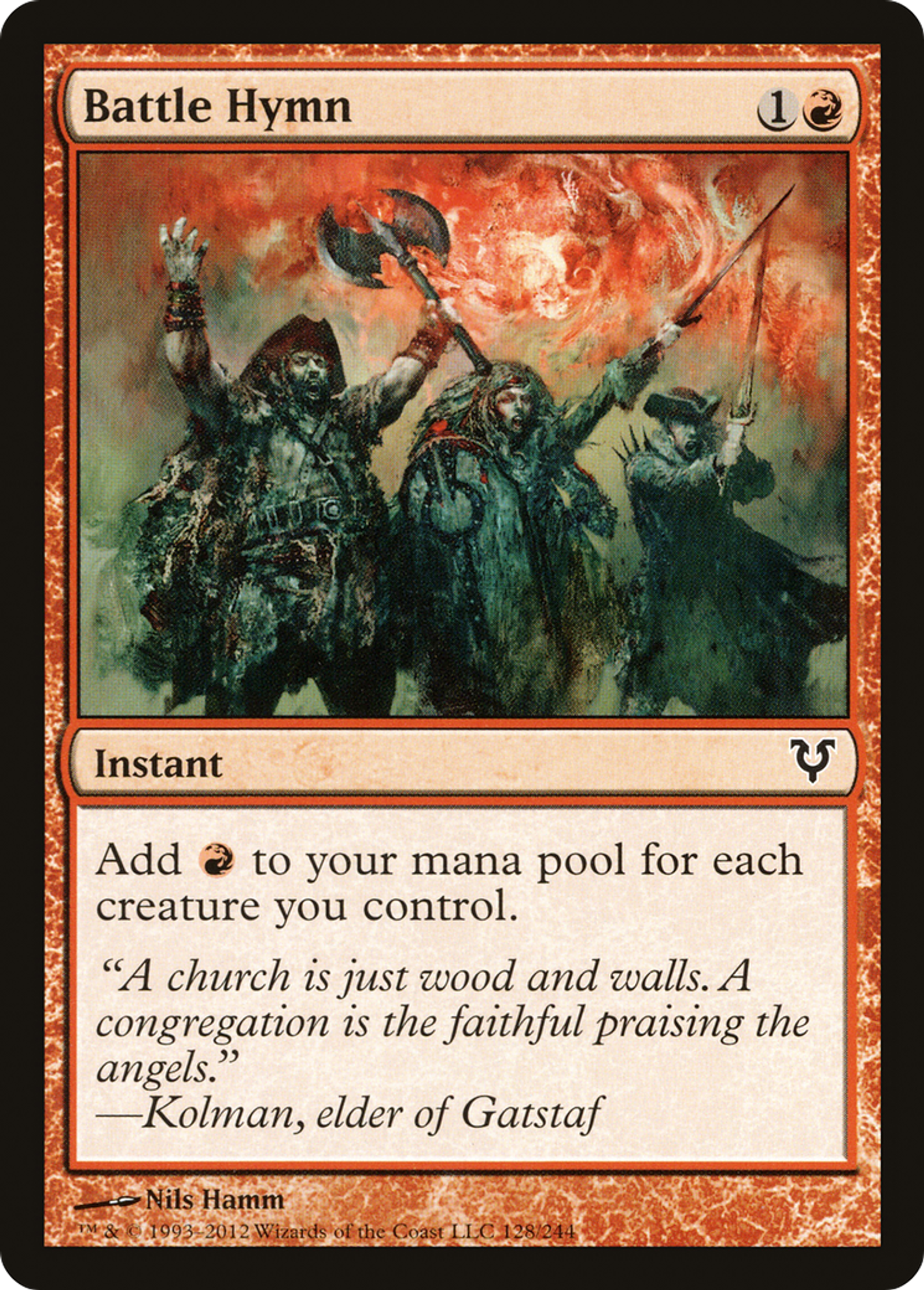 Battle Hymn — Avacyn Restored — Magic: The Gathering