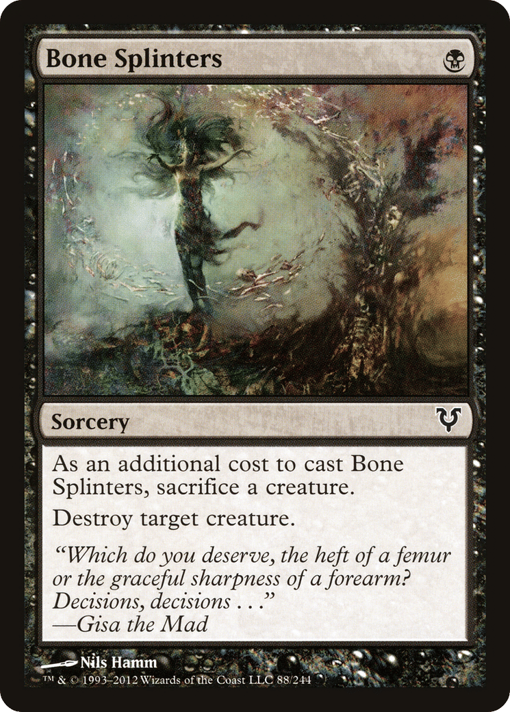 Bone Splinters — Avacyn Restored — Magic: The Gathering