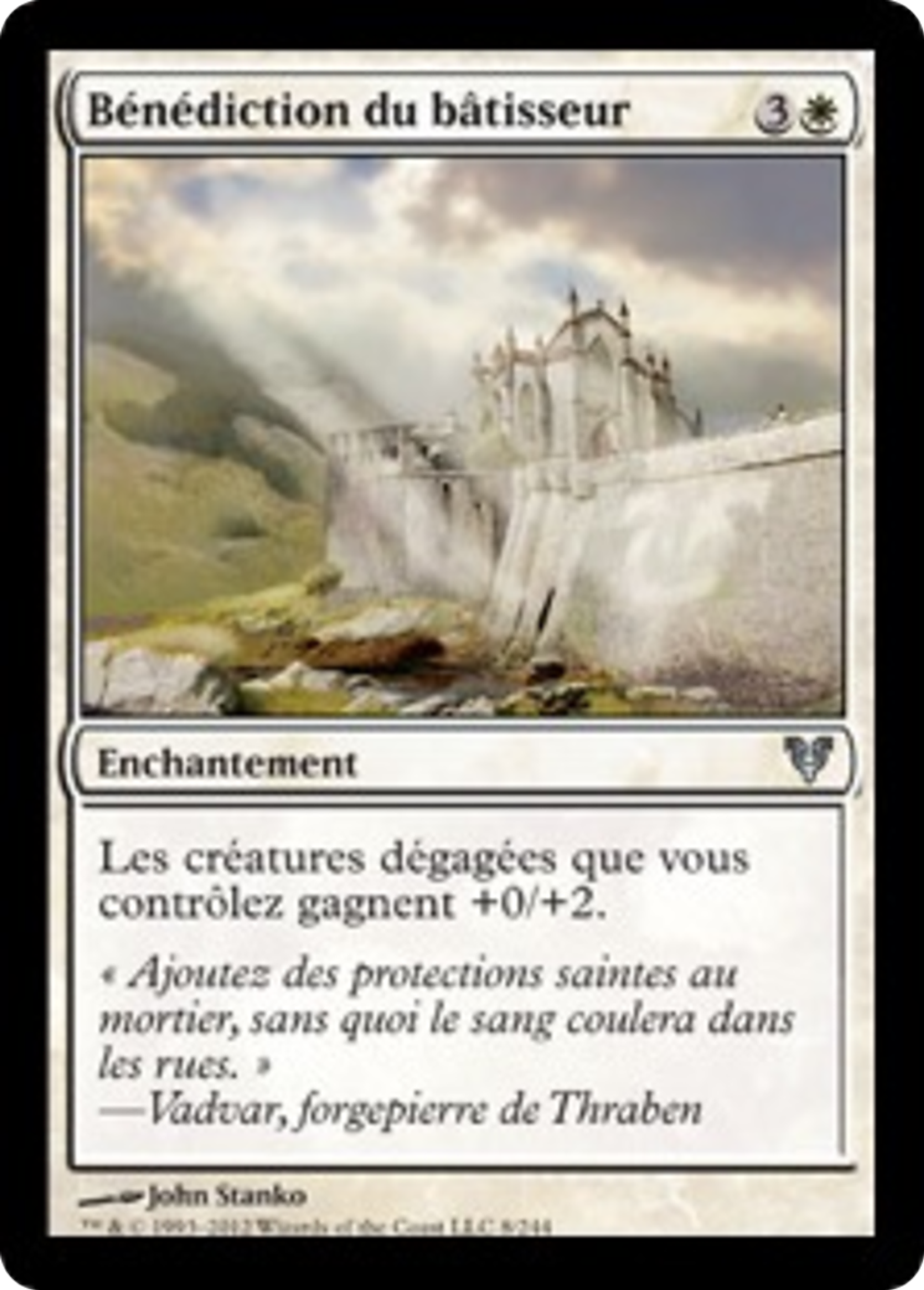 Bénédiction du bâtisseur — Avacyn Restored — Magic: The Gathering