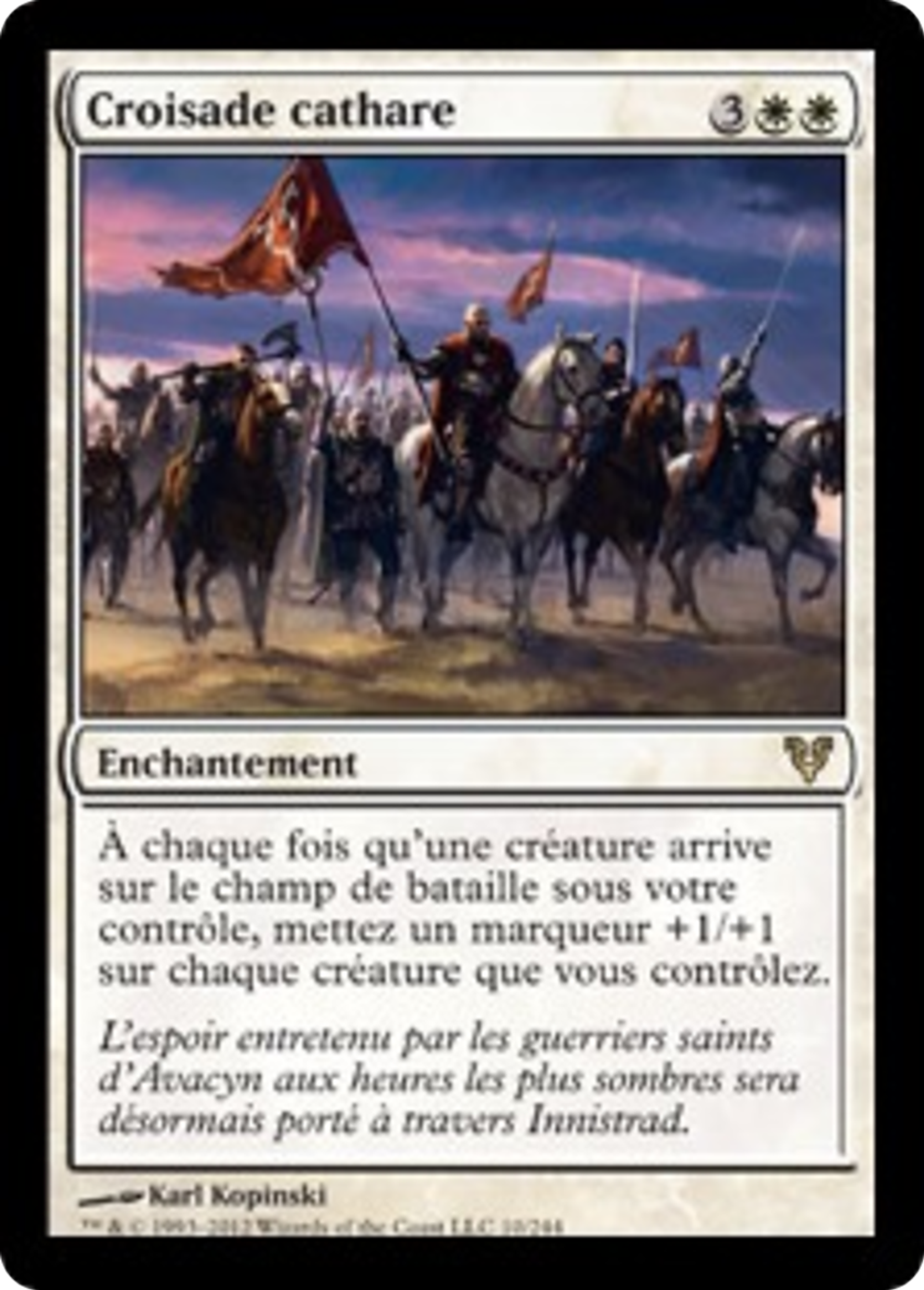 Croisade cathare — Avacyn Restored — Magic: The Gathering