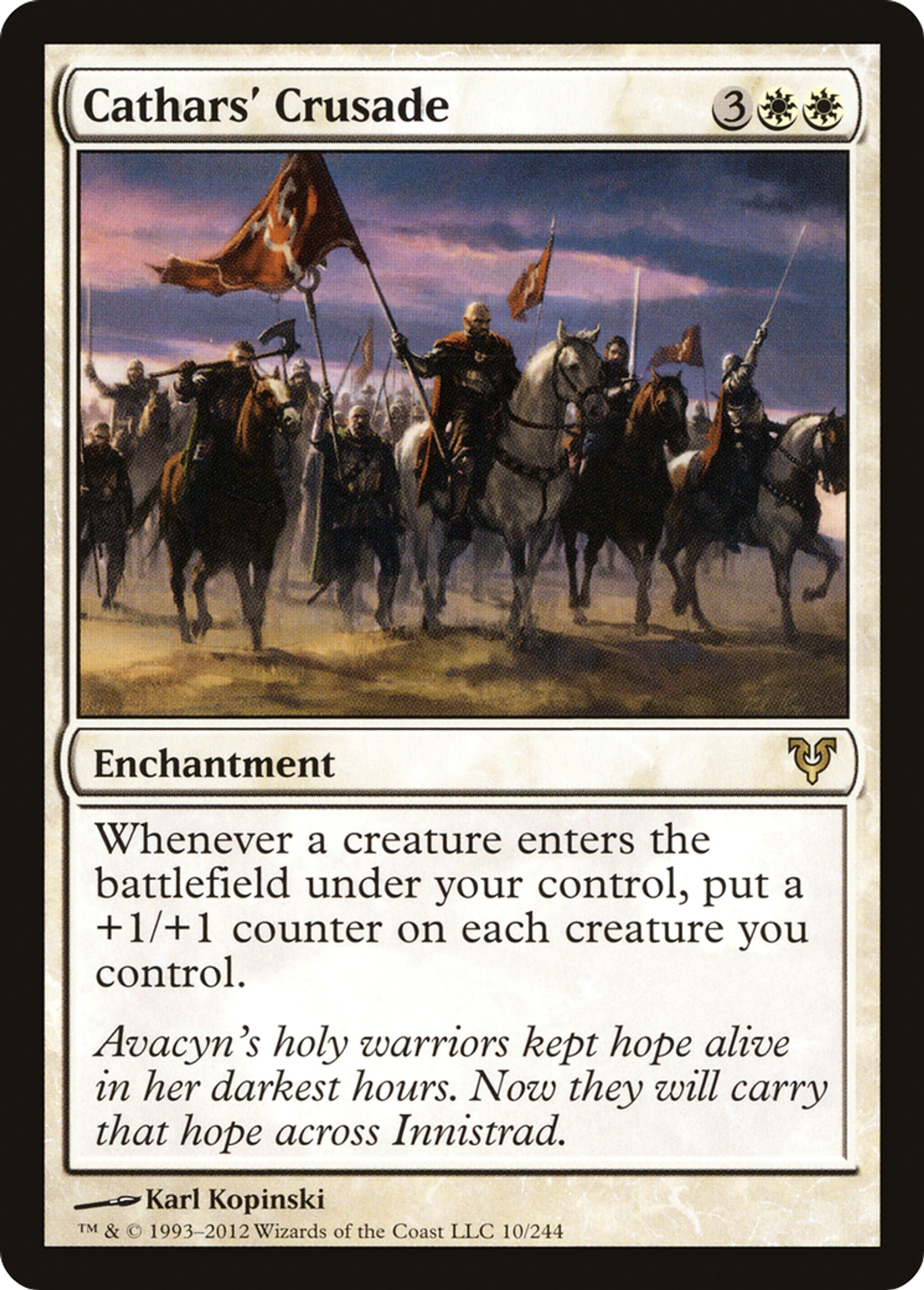 Cathars' Crusade — Avacyn Restored — Magic: The Gathering