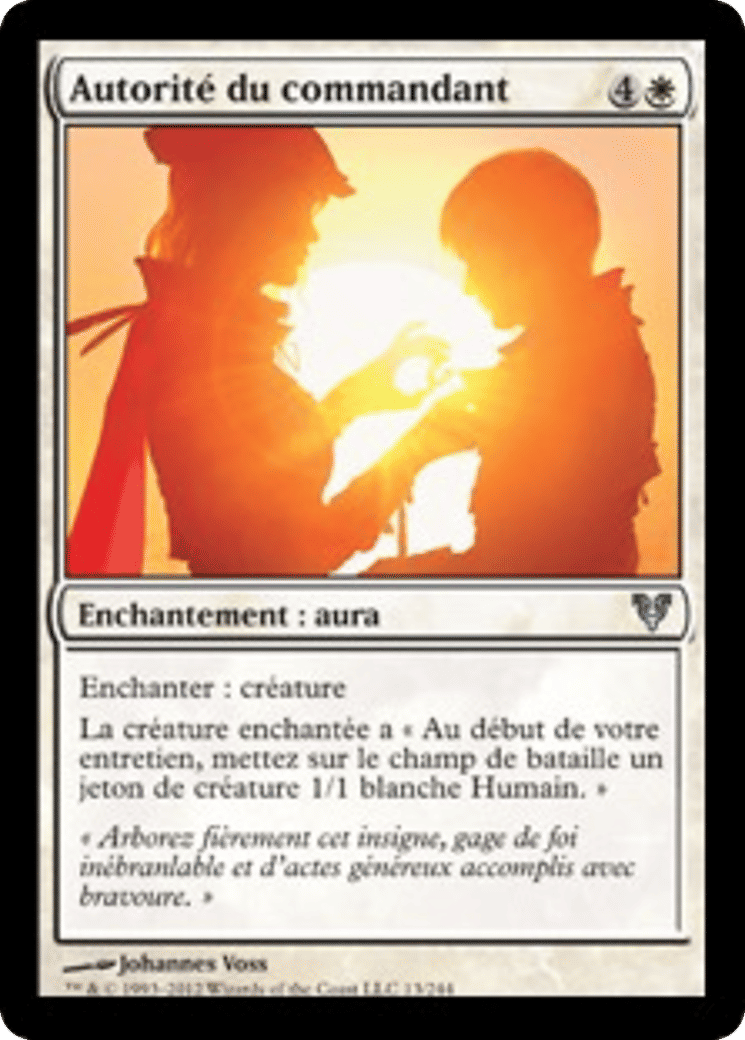 Autorité du commandant — Avacyn Restored — Magic: The Gathering