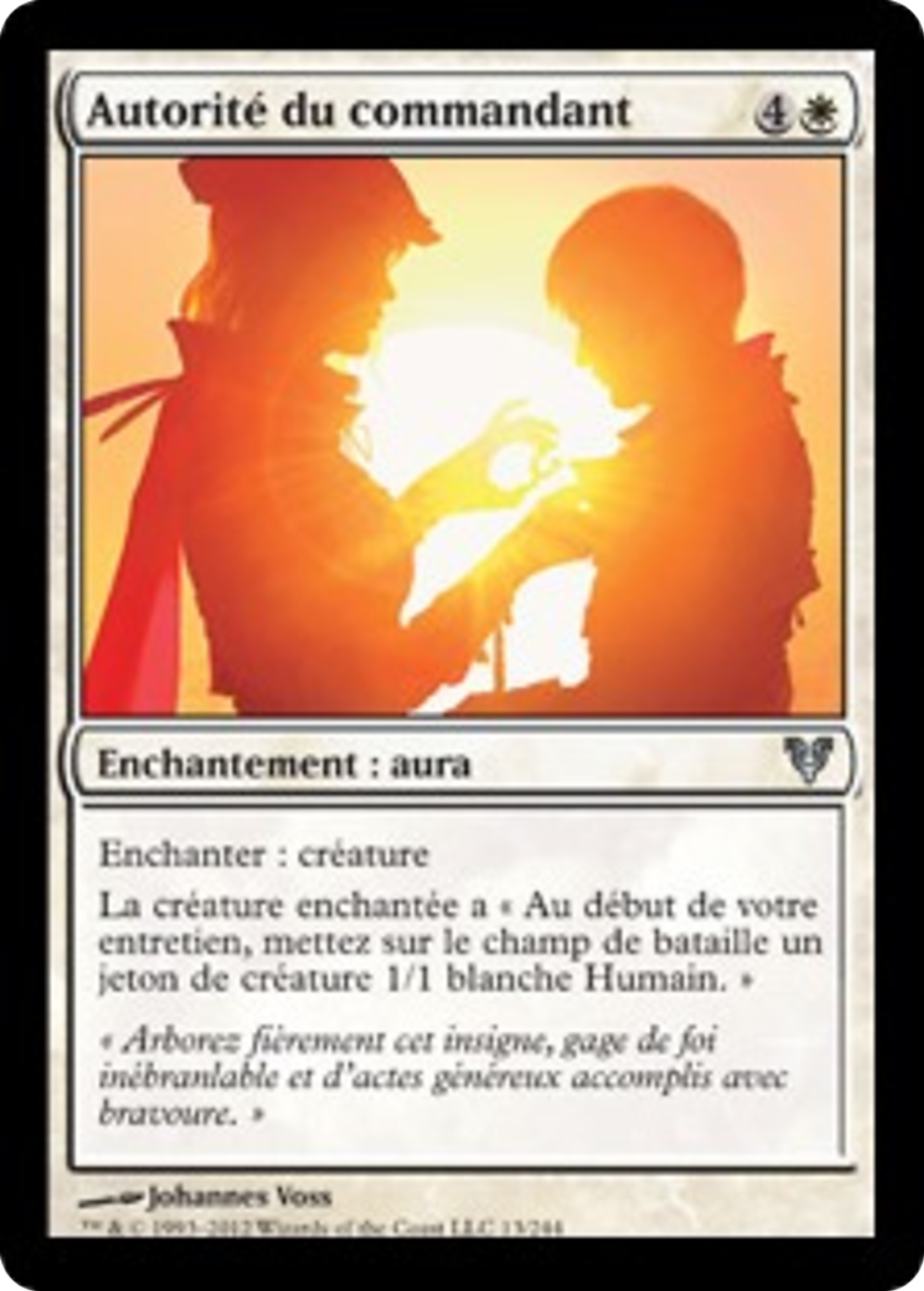 Autorité du commandant — Avacyn Restored — Magic: The Gathering
