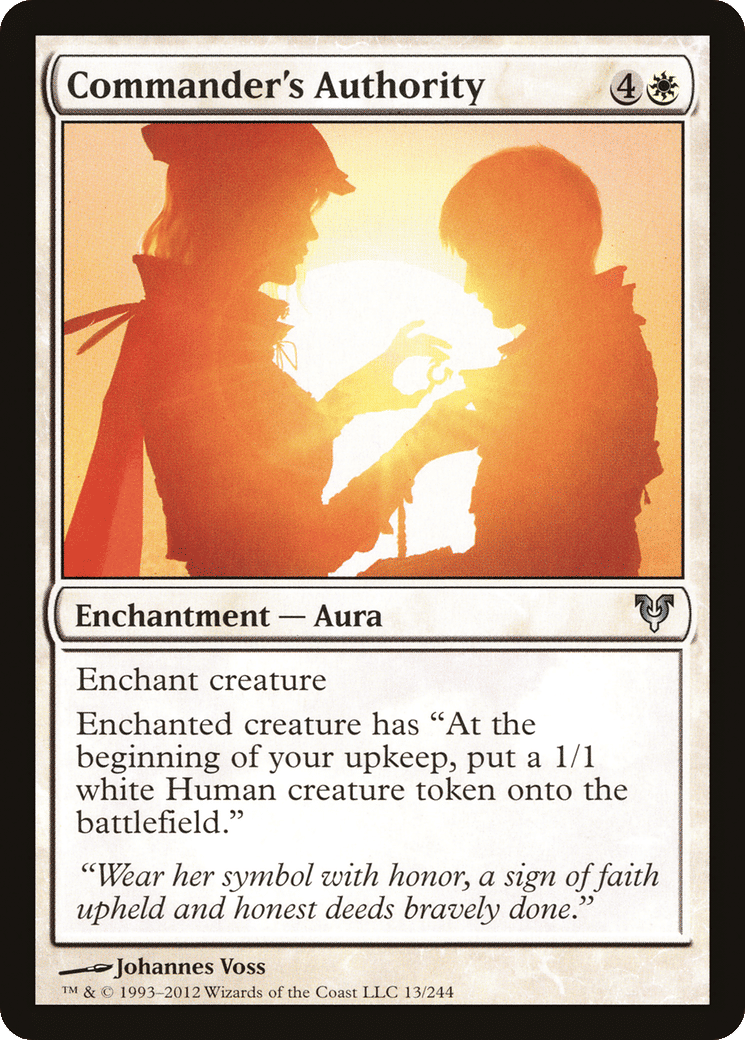 Commander's Authority — Avacyn Restored — Magic: The Gathering