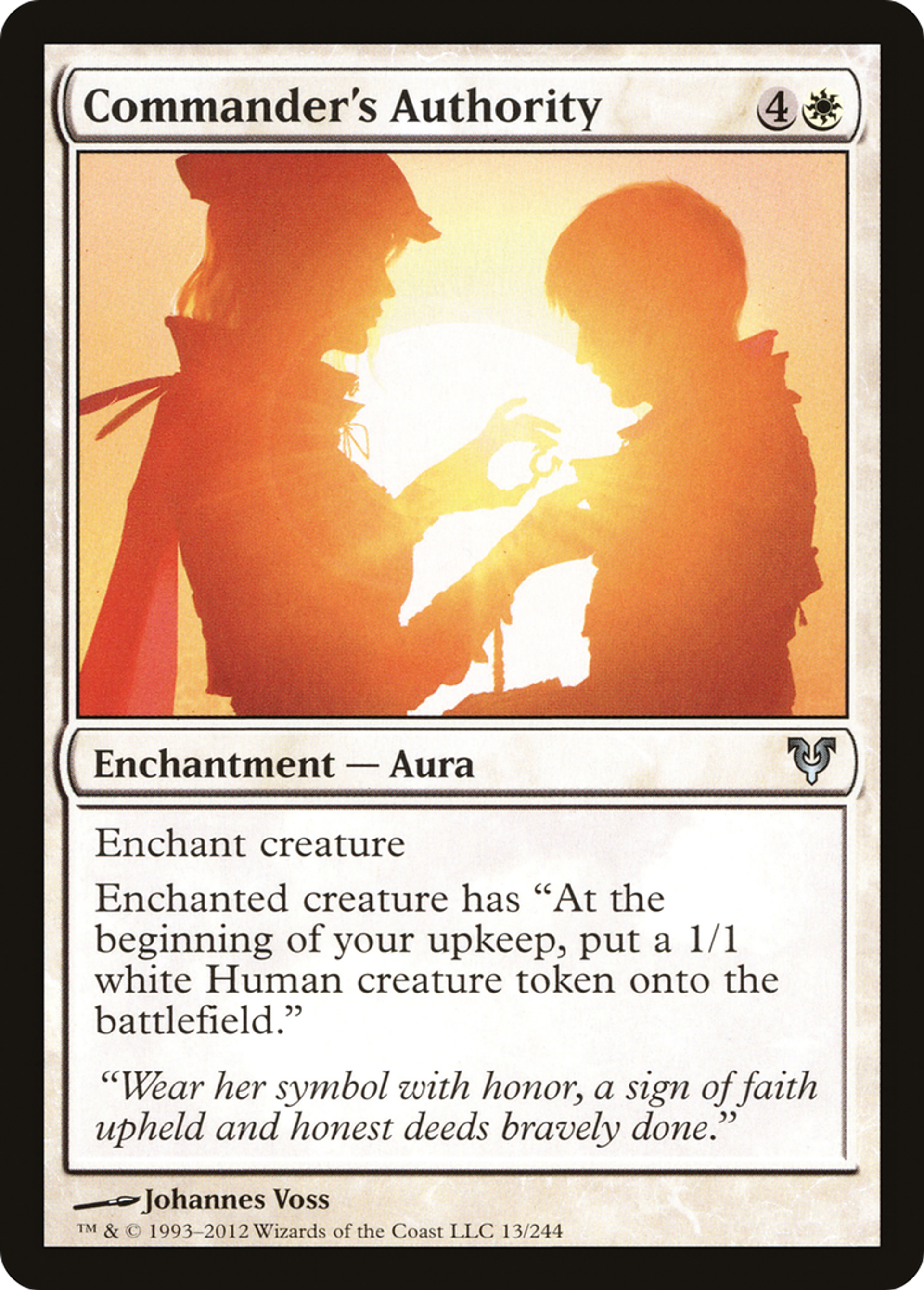 Commander's Authority — Avacyn Restored — Magic: The Gathering