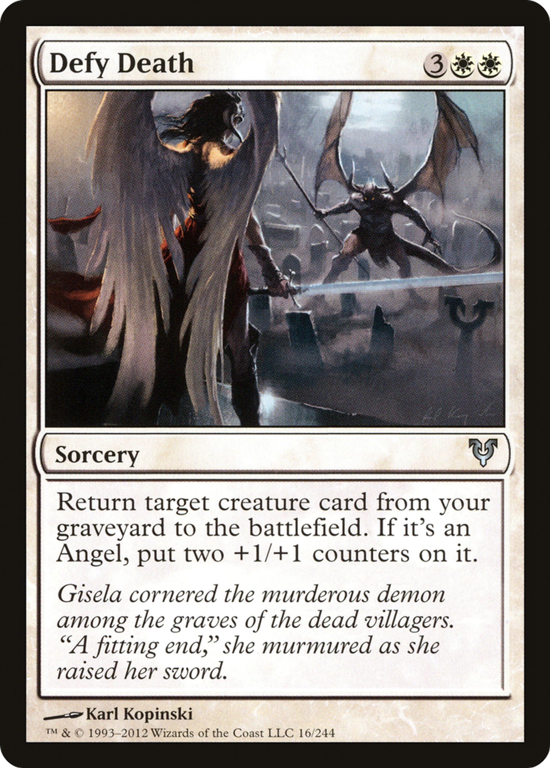 Defy Death — Avacyn Restored — Magic: The Gathering