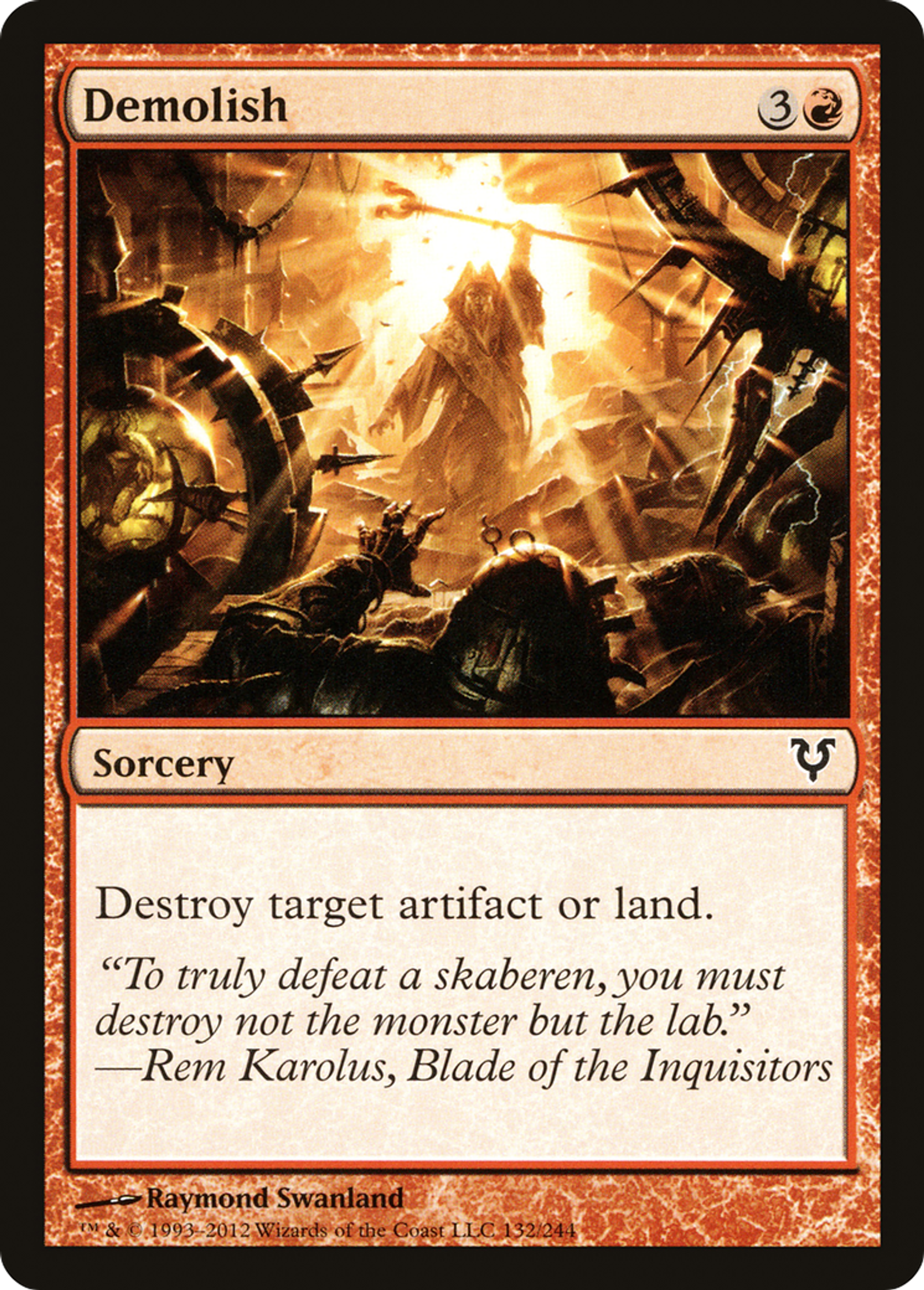 Demolish — Avacyn Restored — Magic: The Gathering
