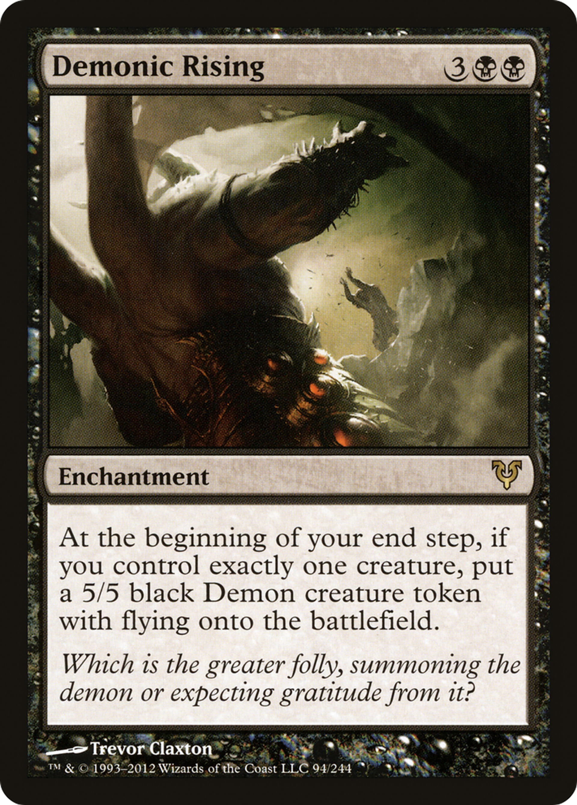 Demonic Rising — Avacyn Restored — Magic: The Gathering