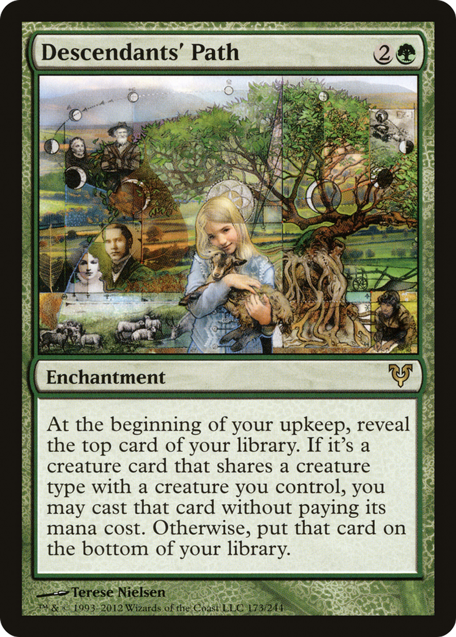 Chemin des descendants — Avacyn Restored — Magic: The Gathering