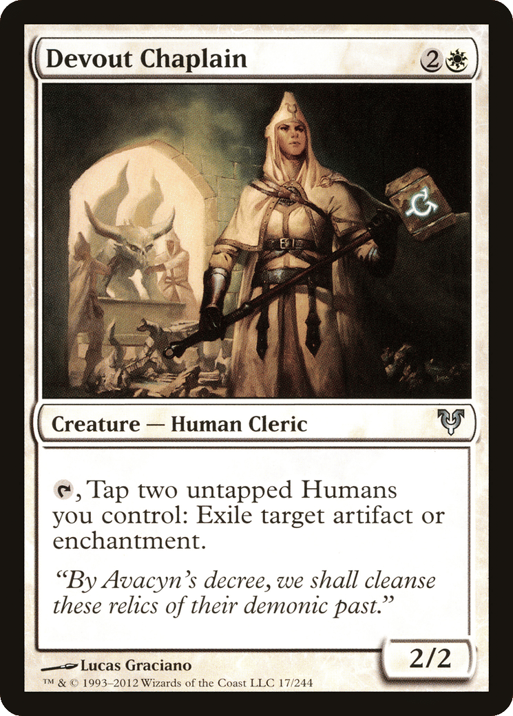 Devout Chaplain — Avacyn Restored — Magic: The Gathering