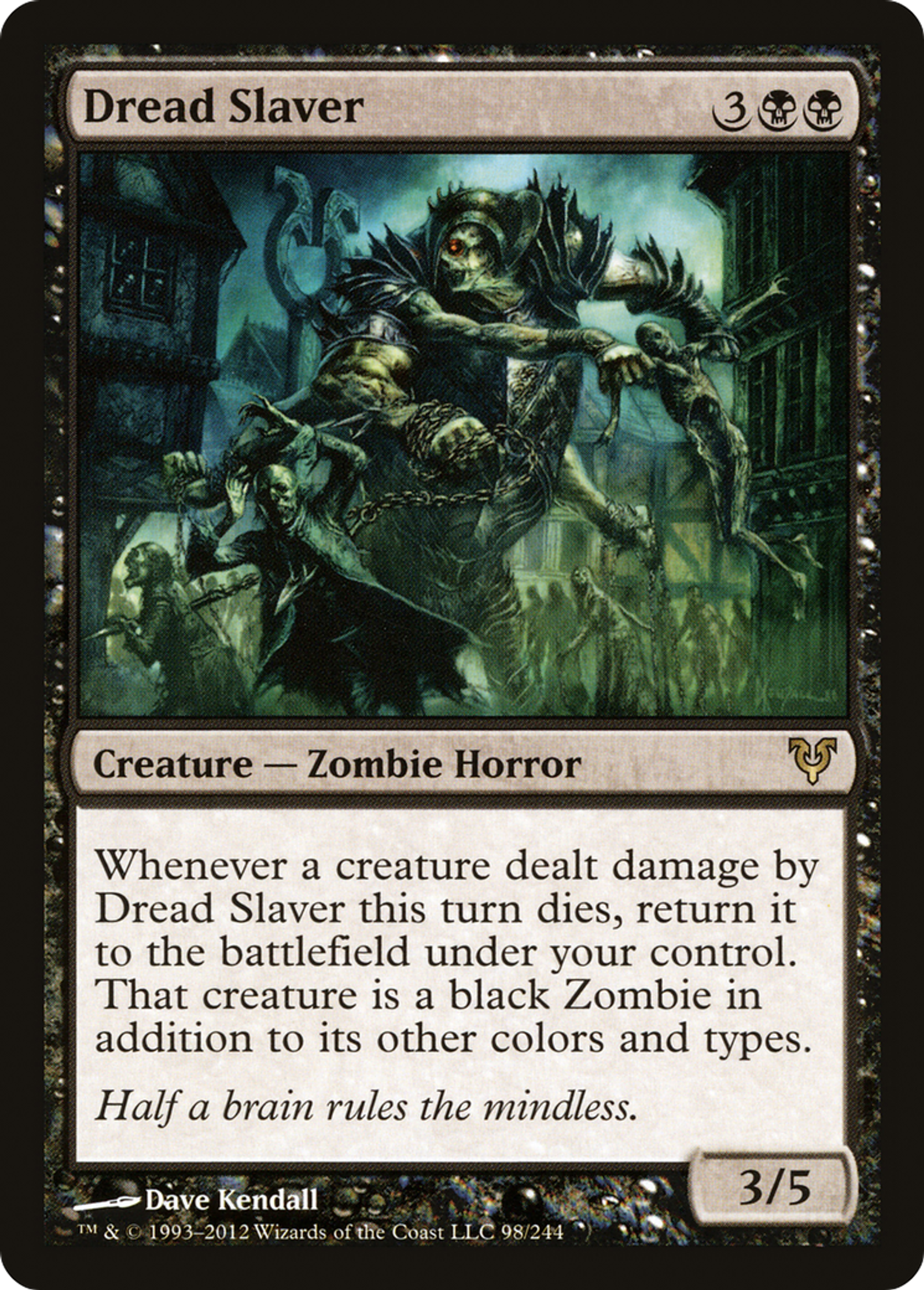 Dread Slaver — Avacyn Restored — Magic: The Gathering