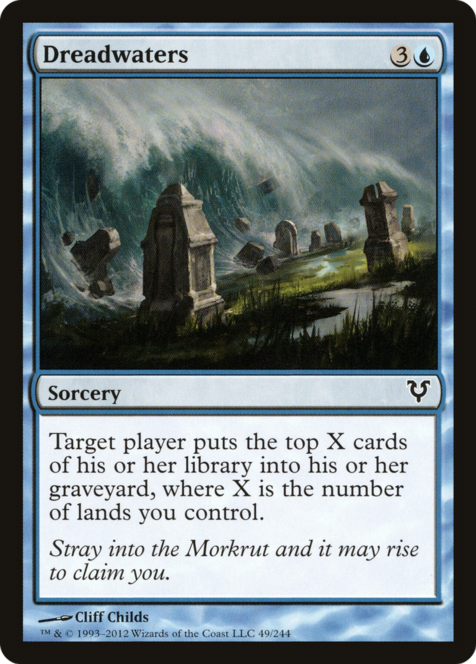 Dreadwaters — Avacyn Restored — Magic: The Gathering