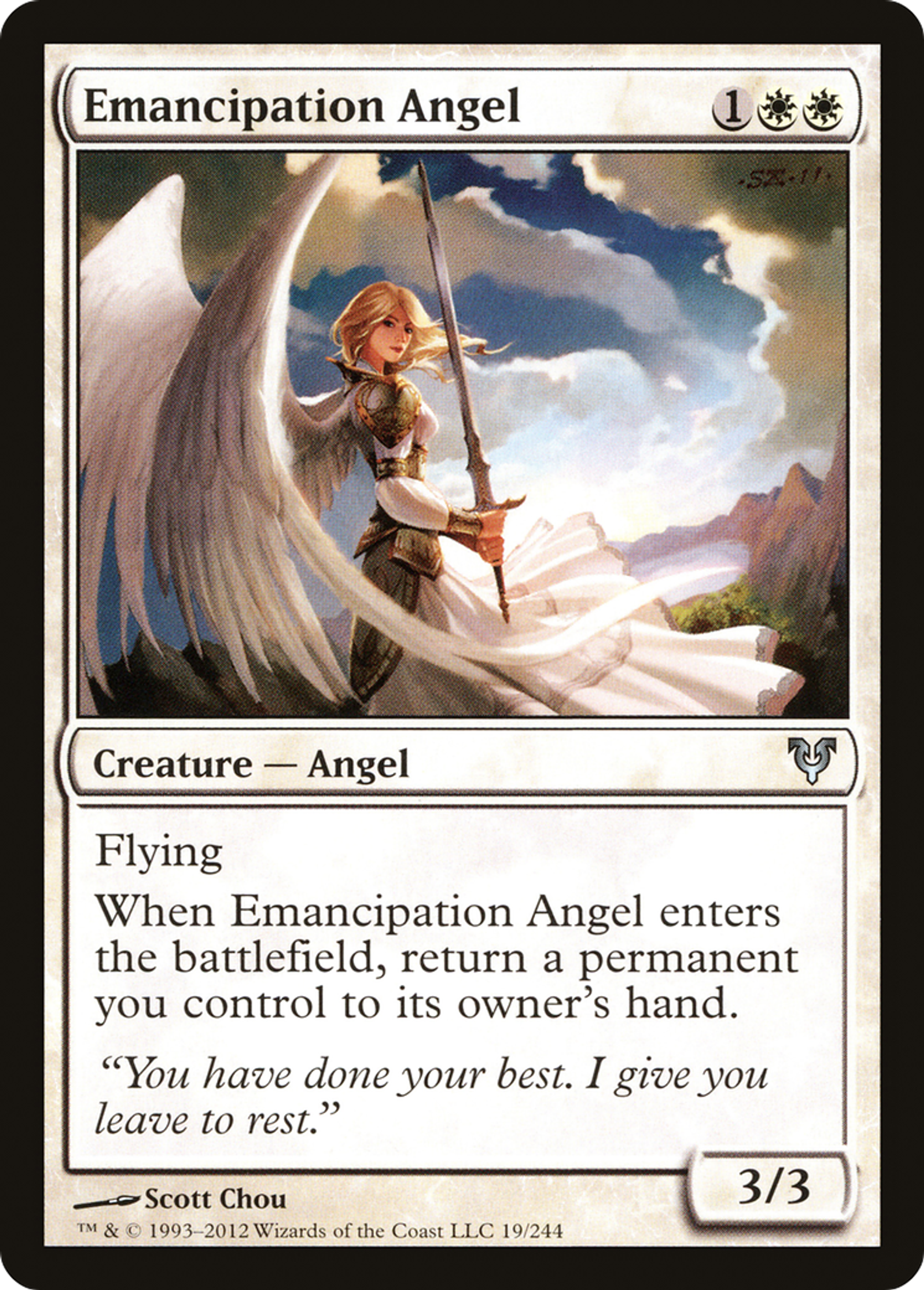 Emancipation Angel — Avacyn Restored — Magic: The Gathering