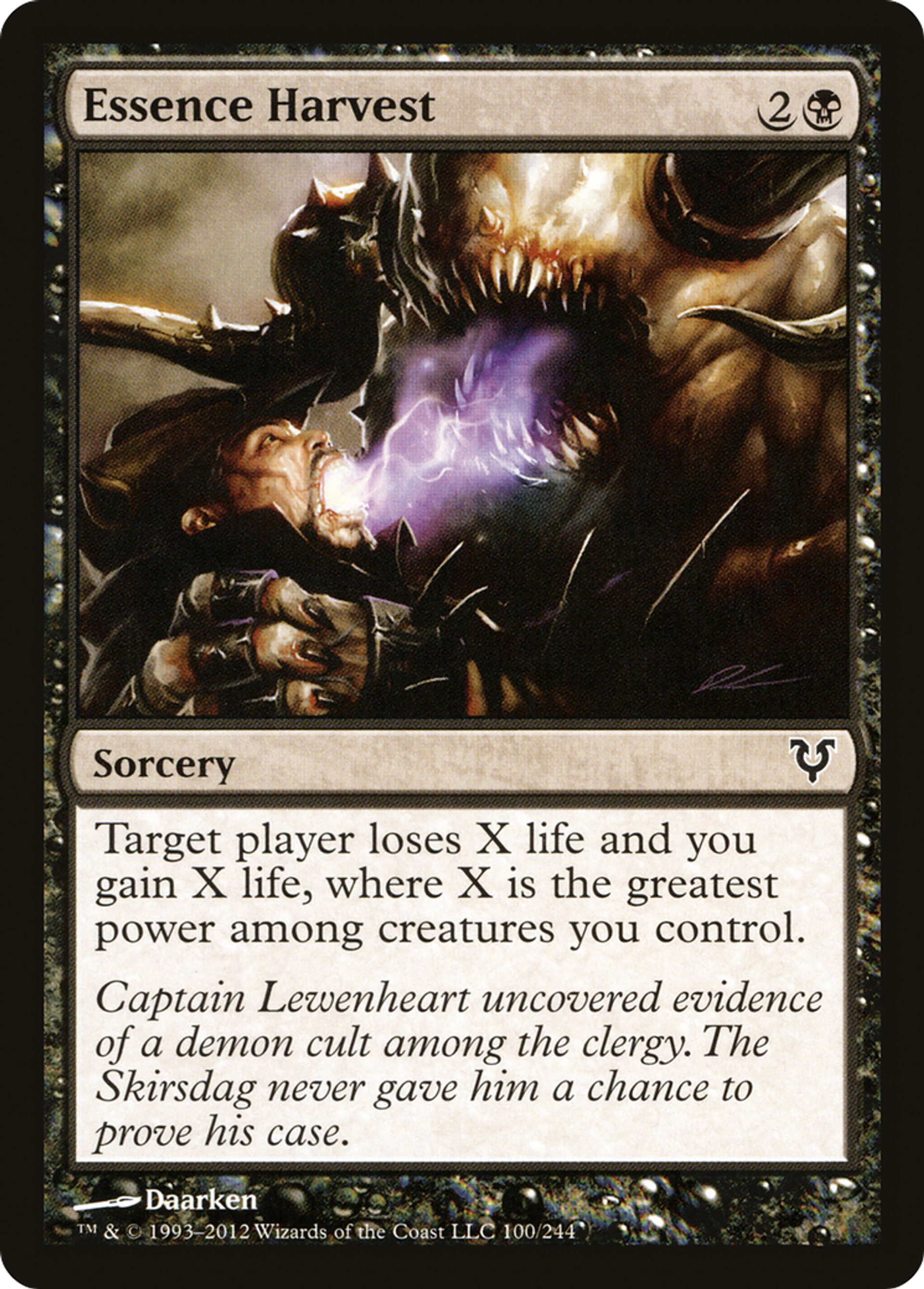 Essence Harvest — Avacyn Restored — Magic: The Gathering