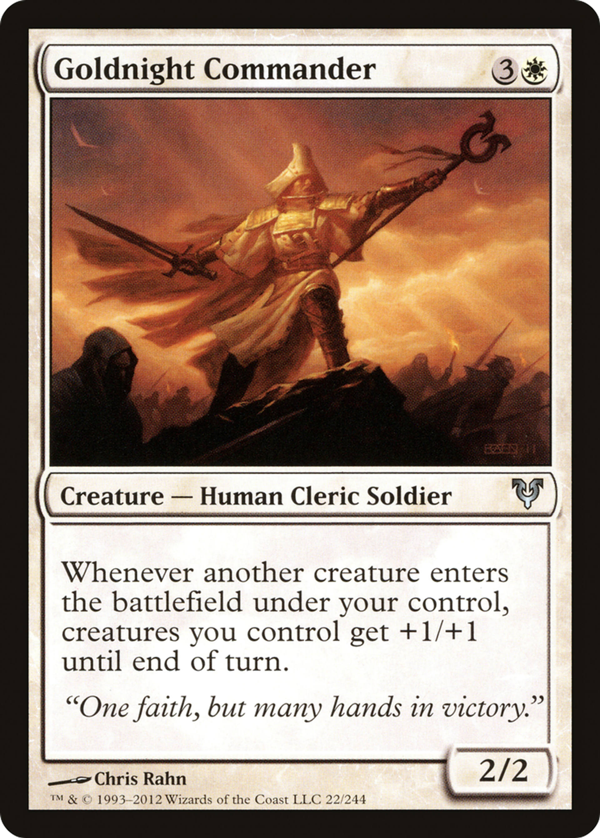 Goldnight Commander — Avacyn Restored — Magic: The Gathering