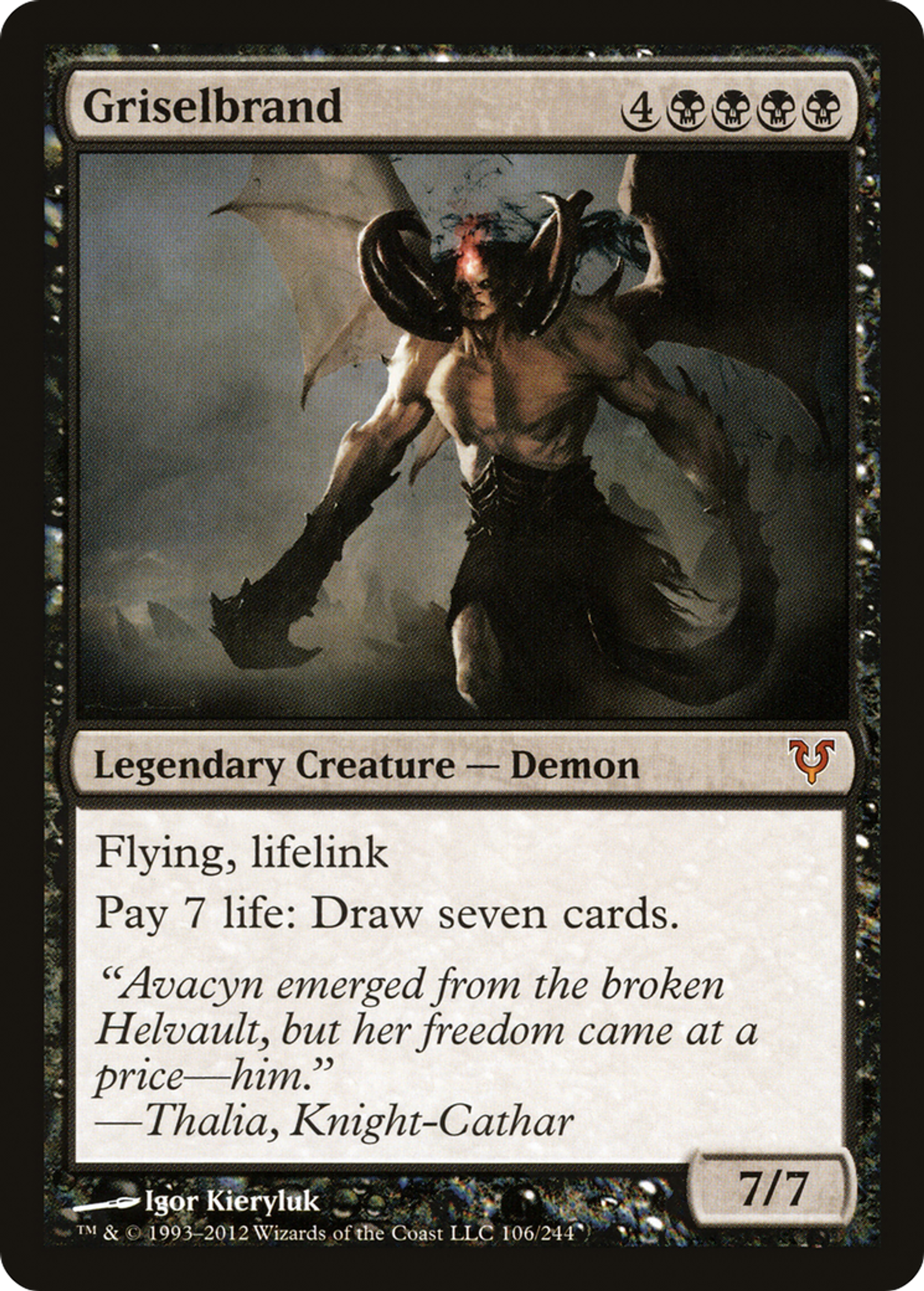 Griselbrand — Avacyn Restored — Magic: The Gathering