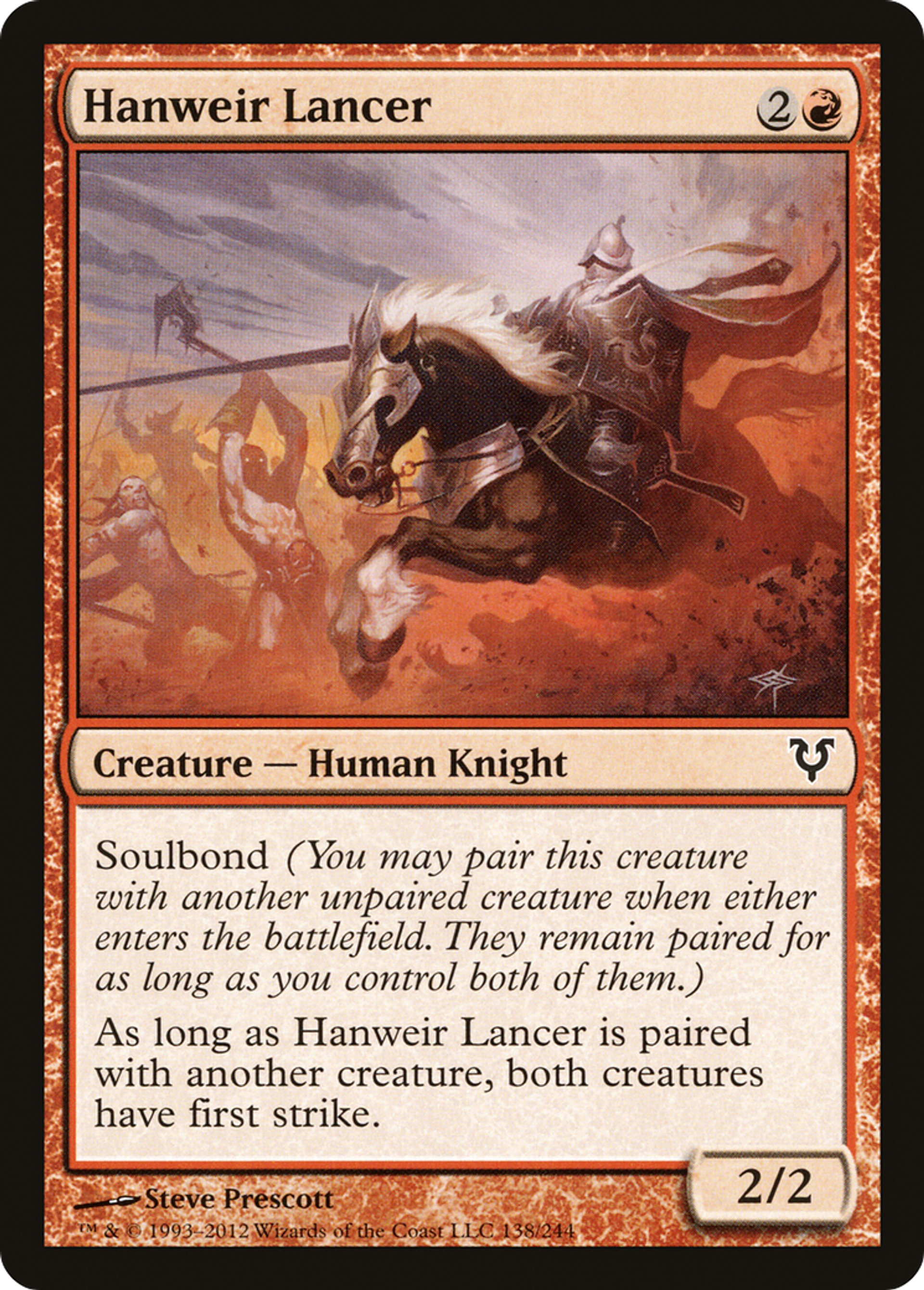 Hanweir Lancer — Avacyn Restored — Magic: The Gathering