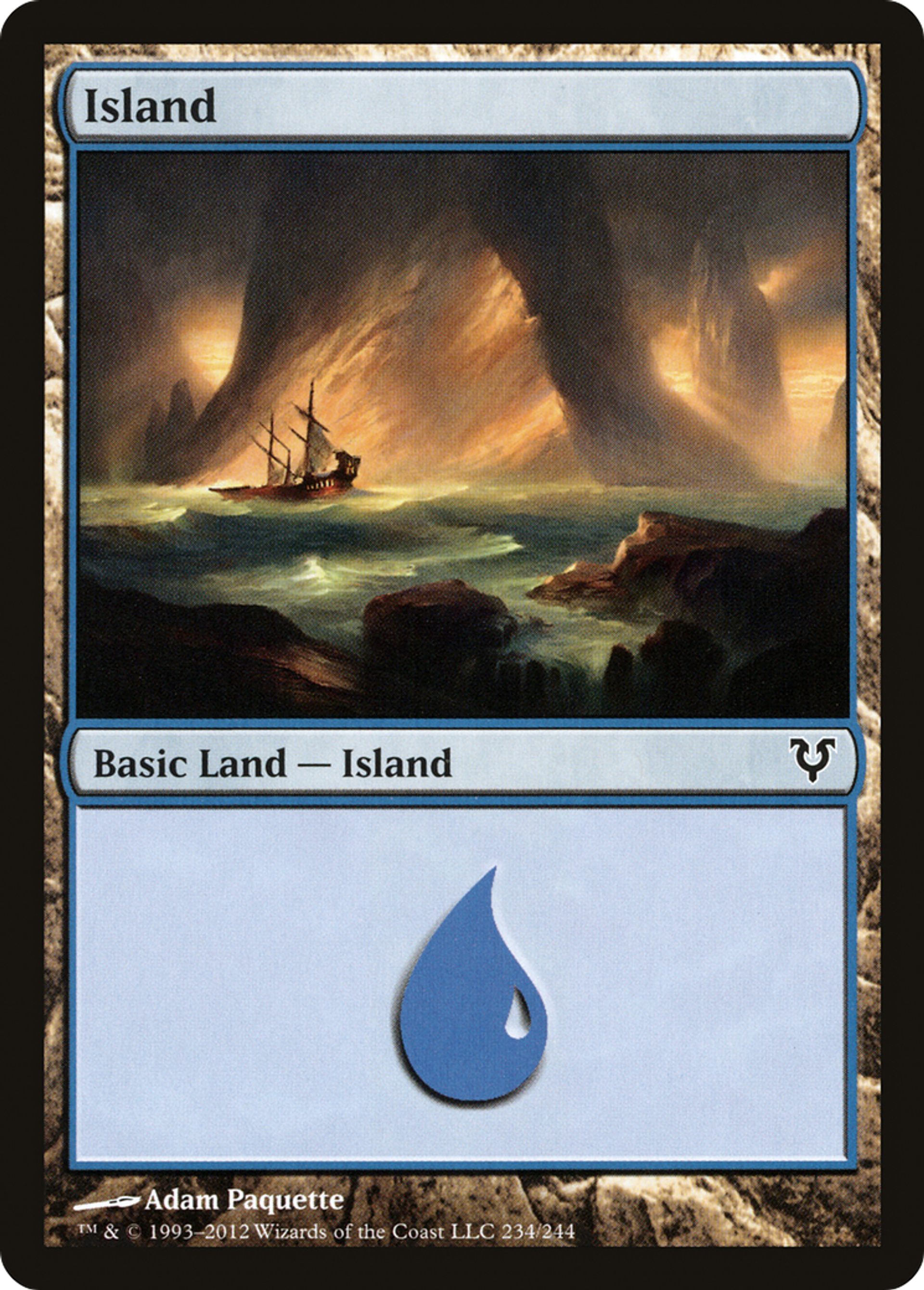 Island — Avacyn Restored — Magic: The Gathering