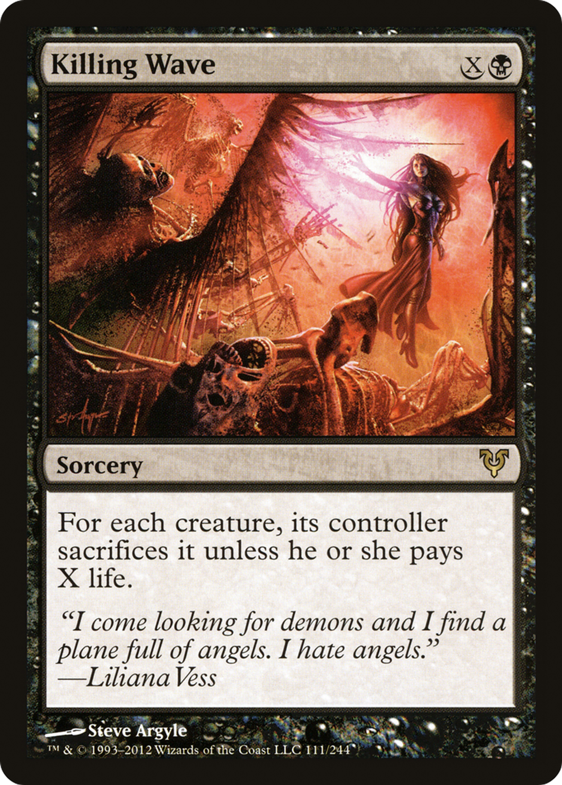 Killing Wave — Avacyn Restored — Magic: The Gathering