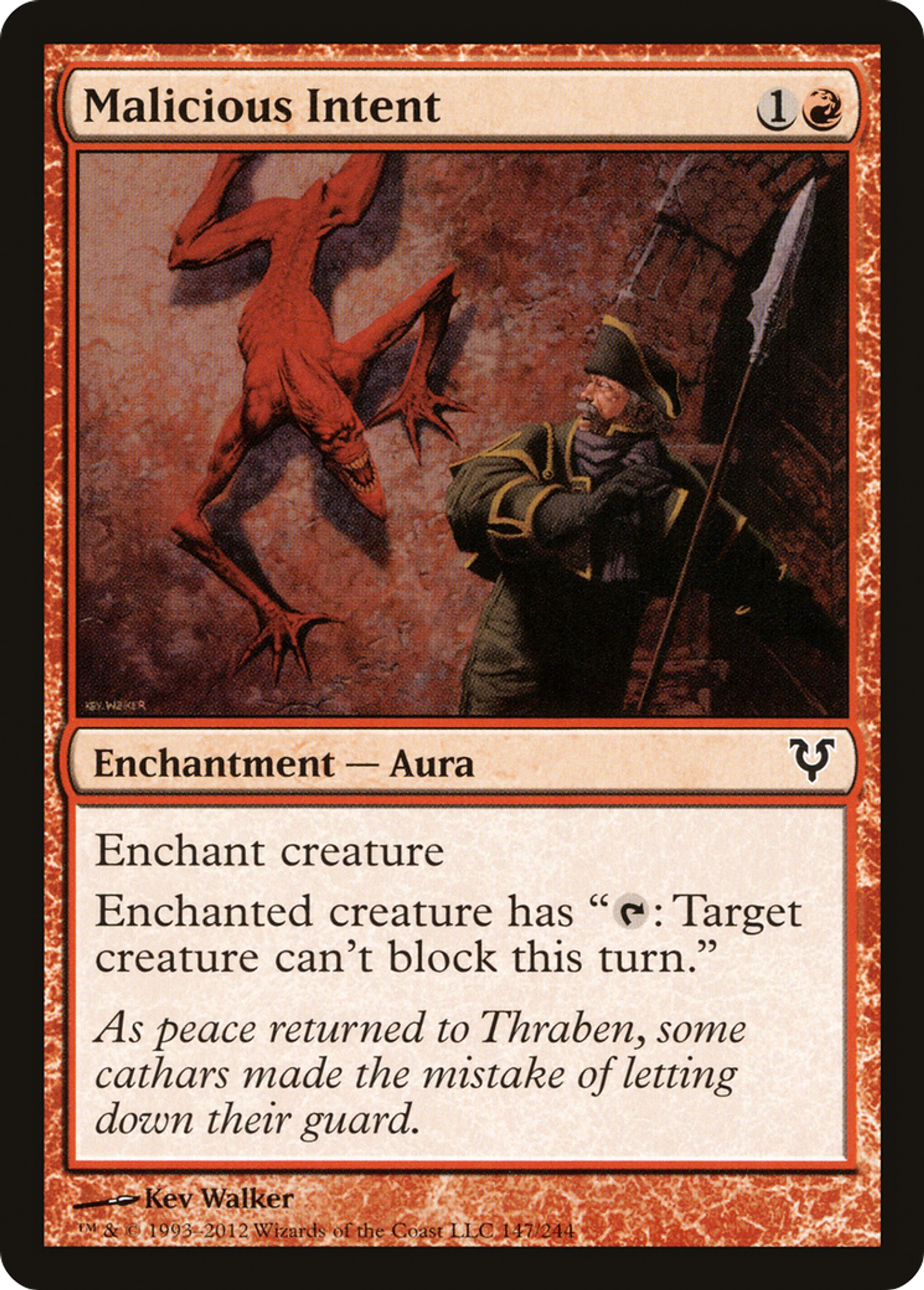 Malicious Intent — Avacyn Restored — Magic: The Gathering
