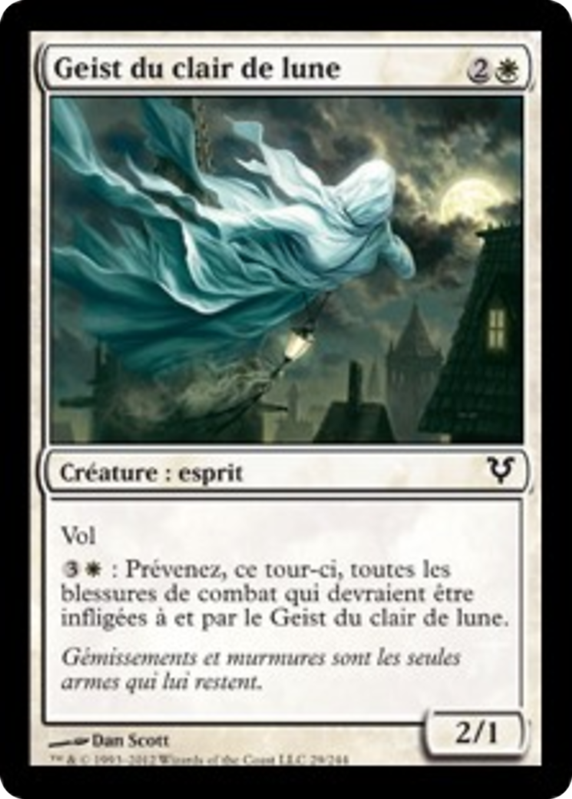 Geist du clair de lune — Avacyn Restored — Magic: The Gathering