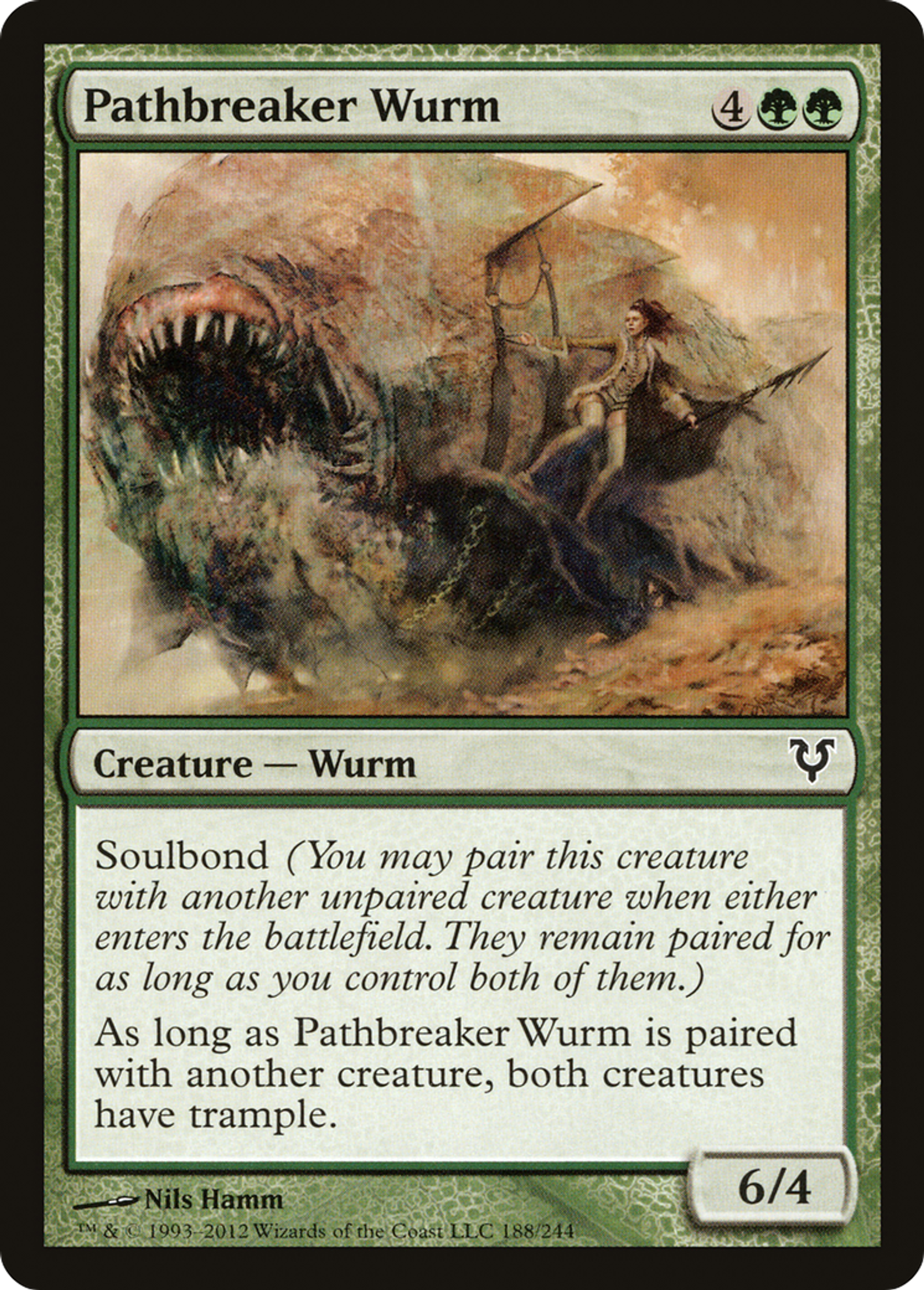 Pathbreaker Wurm — Avacyn Restored — Magic: The Gathering