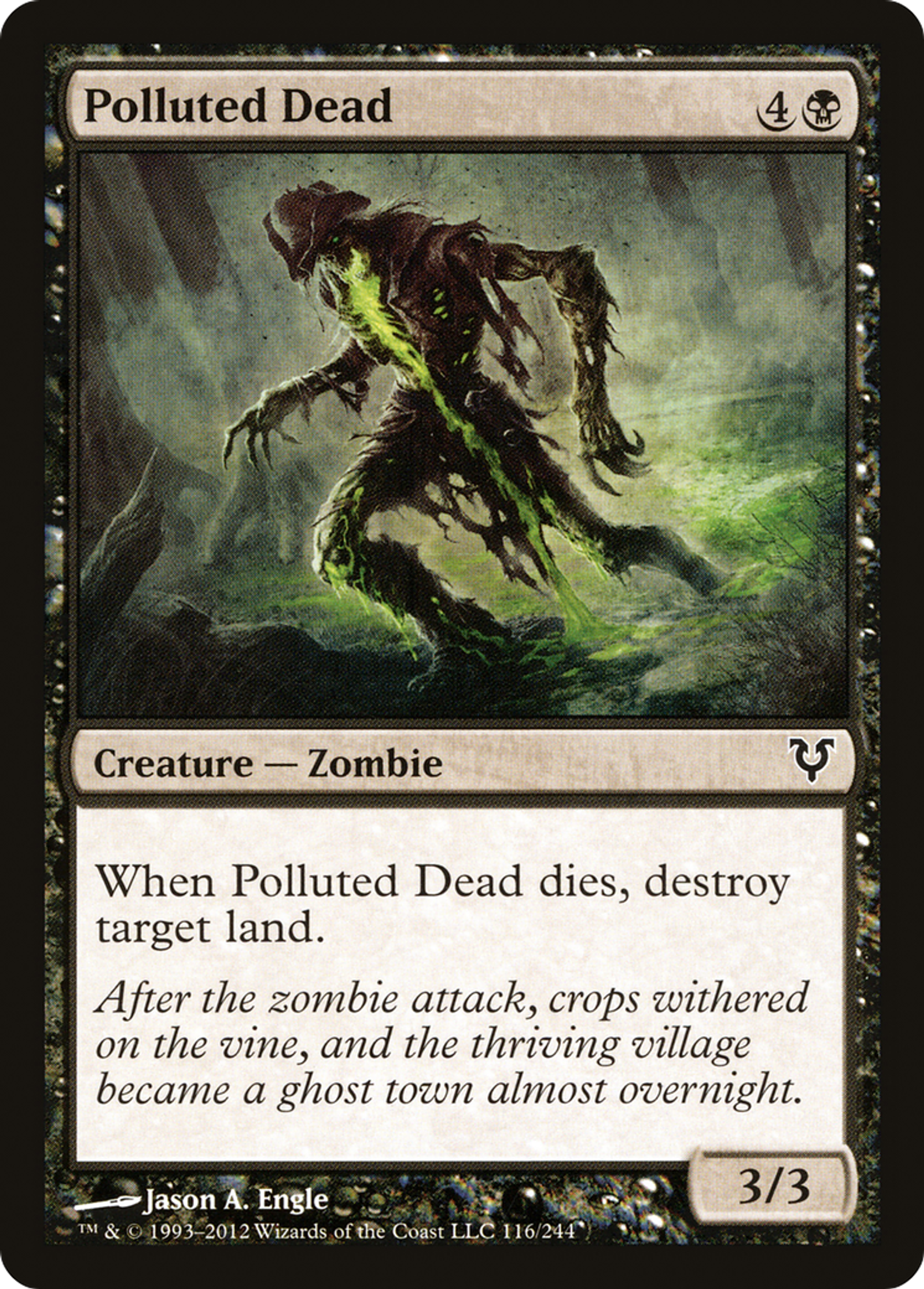Polluted Dead — Avacyn Restored — Magic: The Gathering