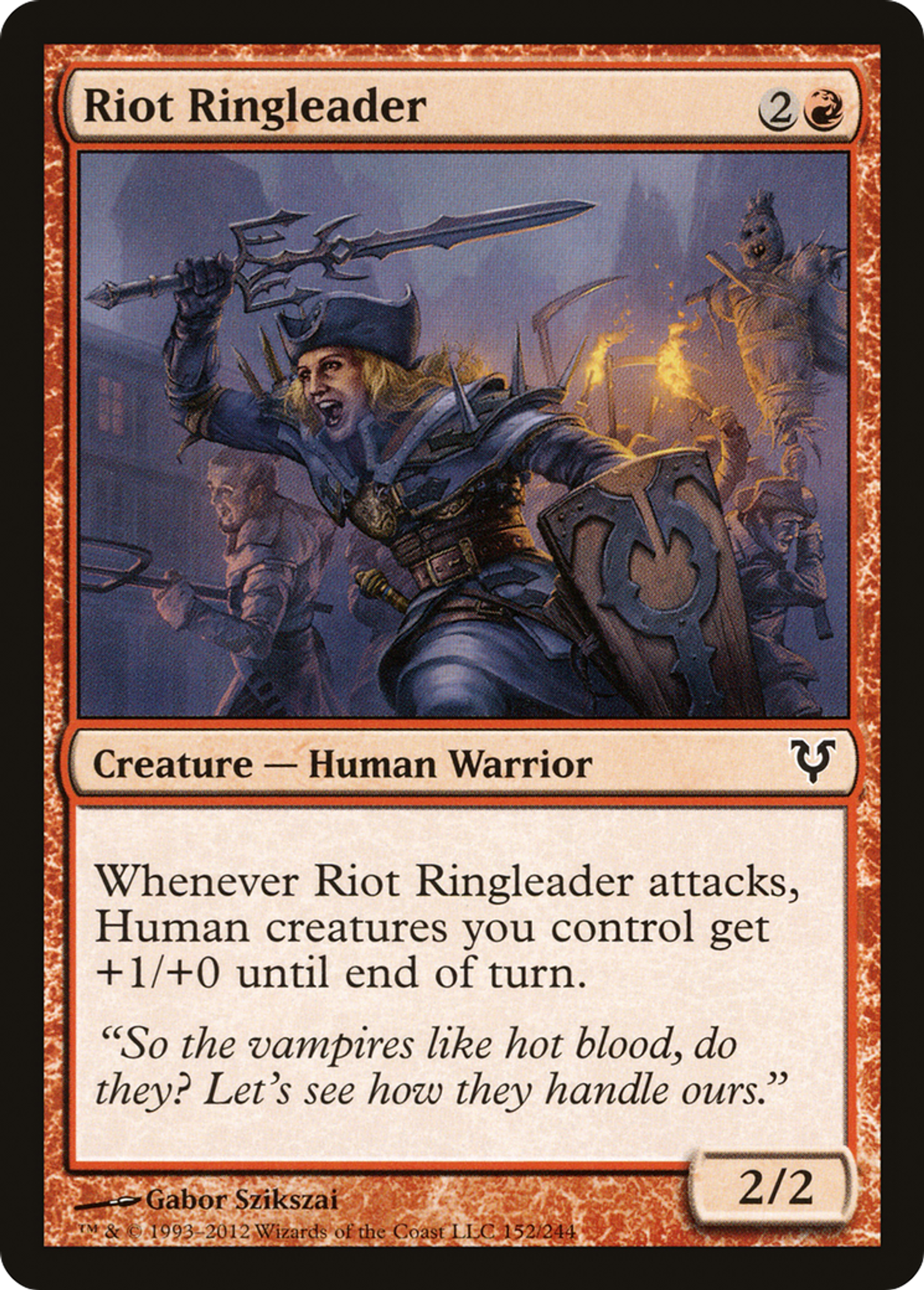 Riot Ringleader — Avacyn Restored — Magic: The Gathering