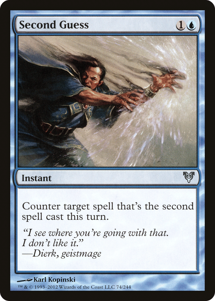 Second Guess — Avacyn Restored — Magic: The Gathering
