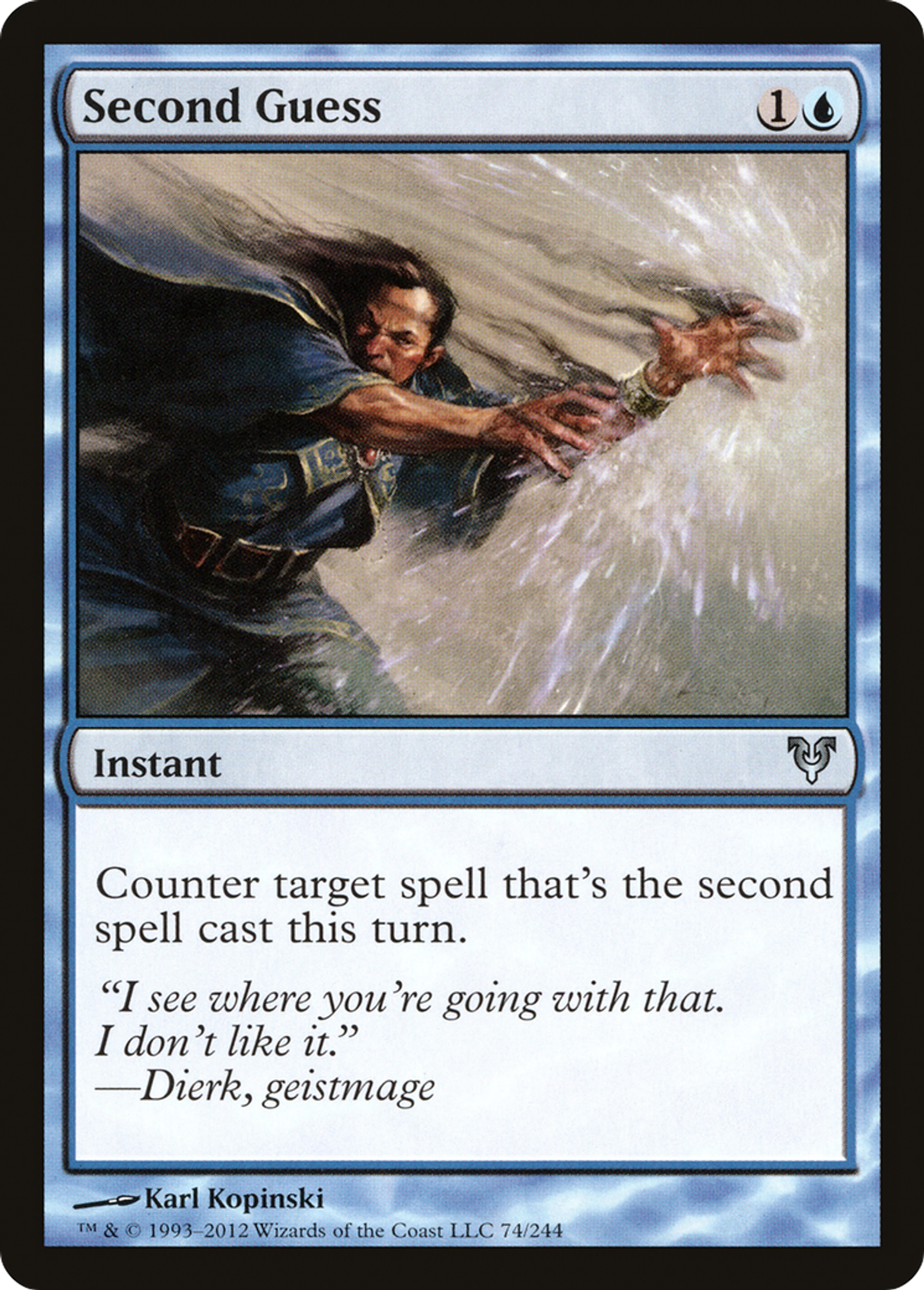 Second Guess — Avacyn Restored — Magic: The Gathering