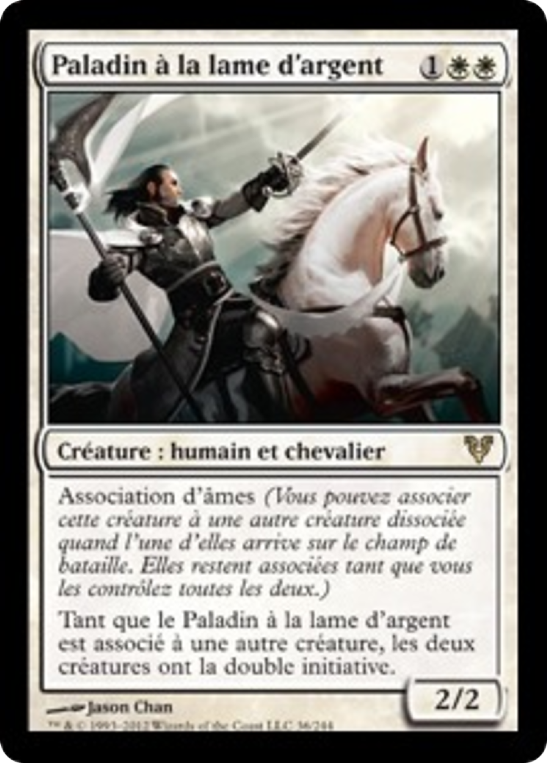 Paladin à la lame d'argent — Avacyn Restored — Magic: The Gathering
