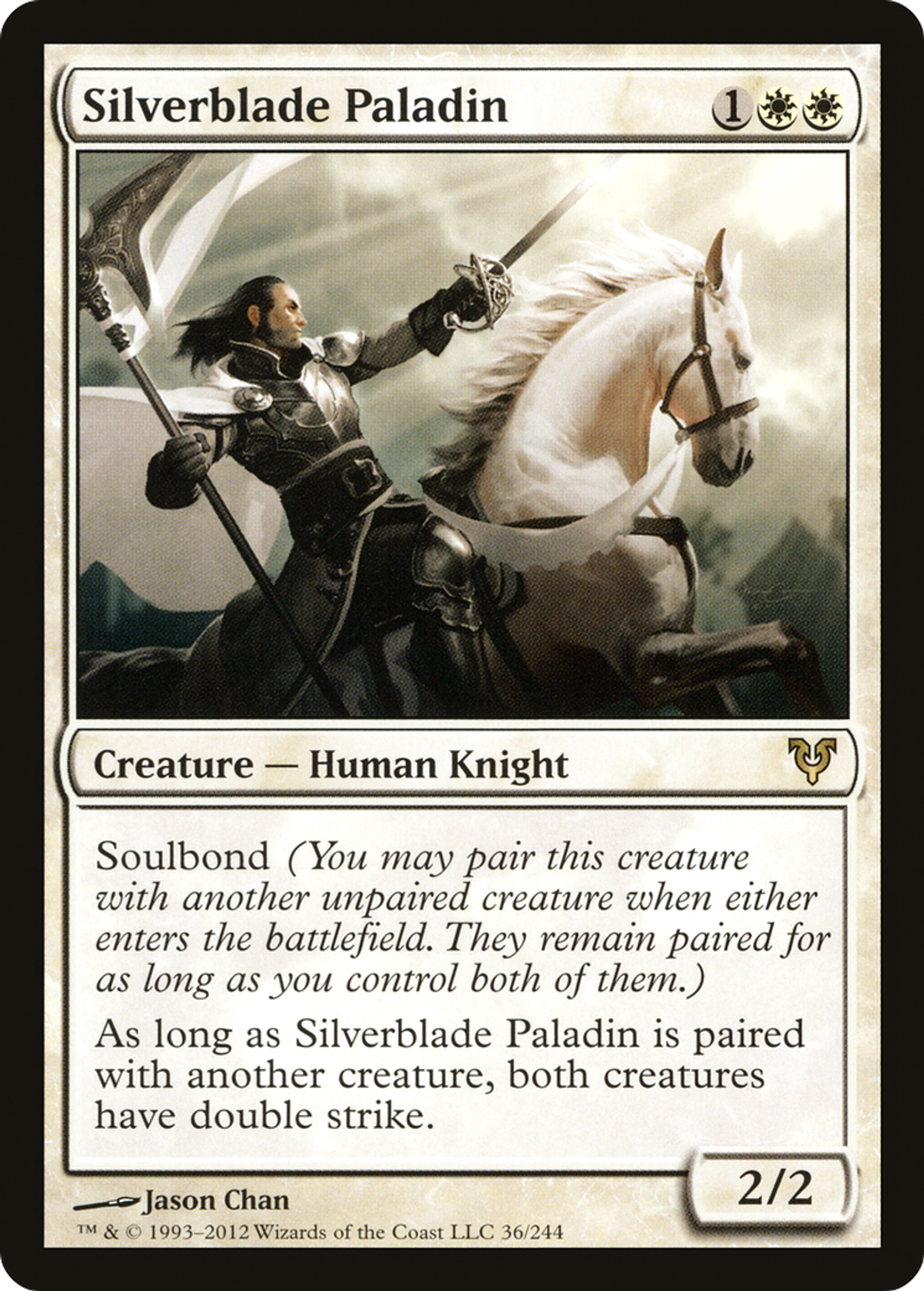 Silverblade Paladin — Avacyn Restored — Magic: The Gathering