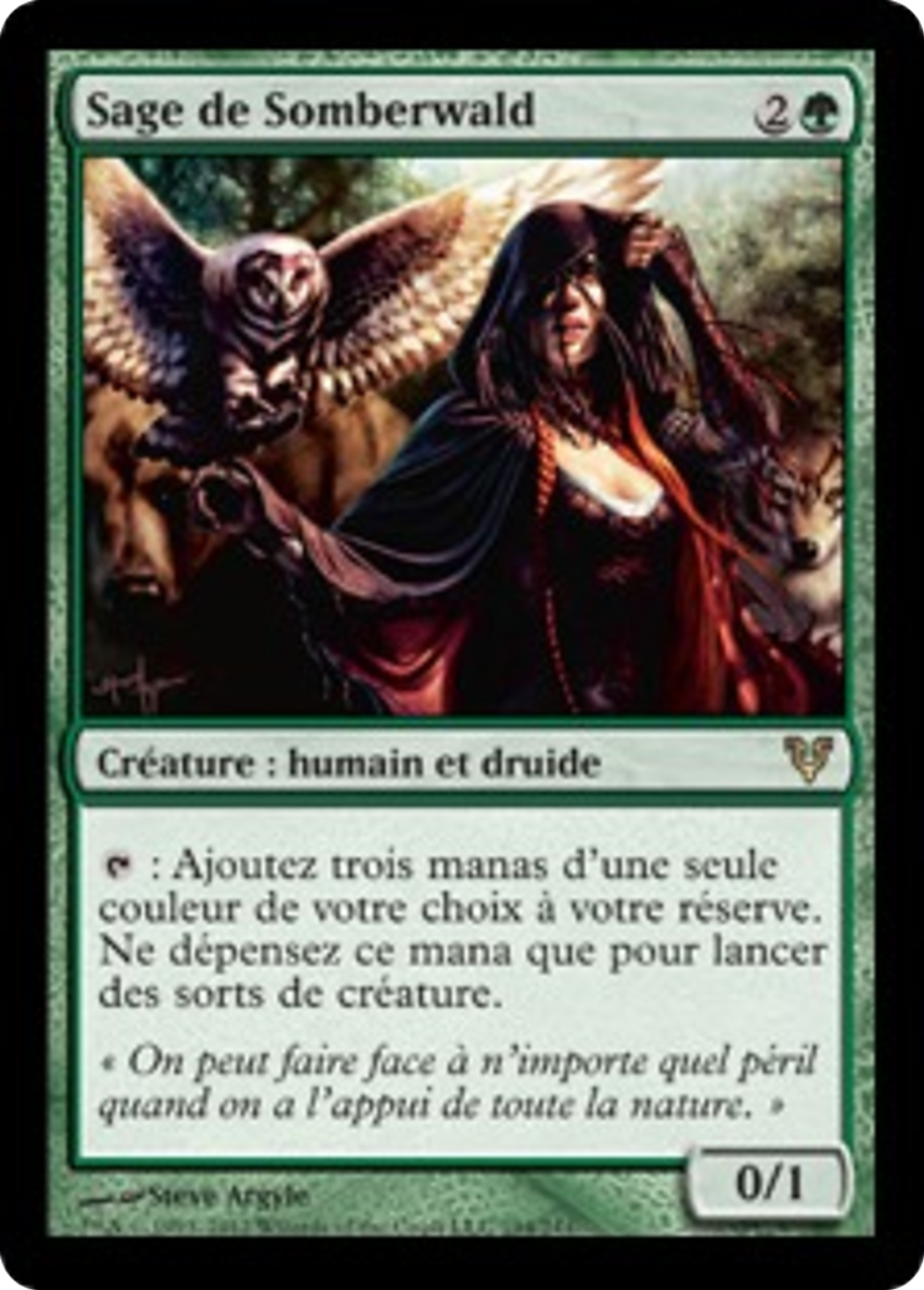 Sage de Somberwald — Avacyn Restored — Magic: The Gathering