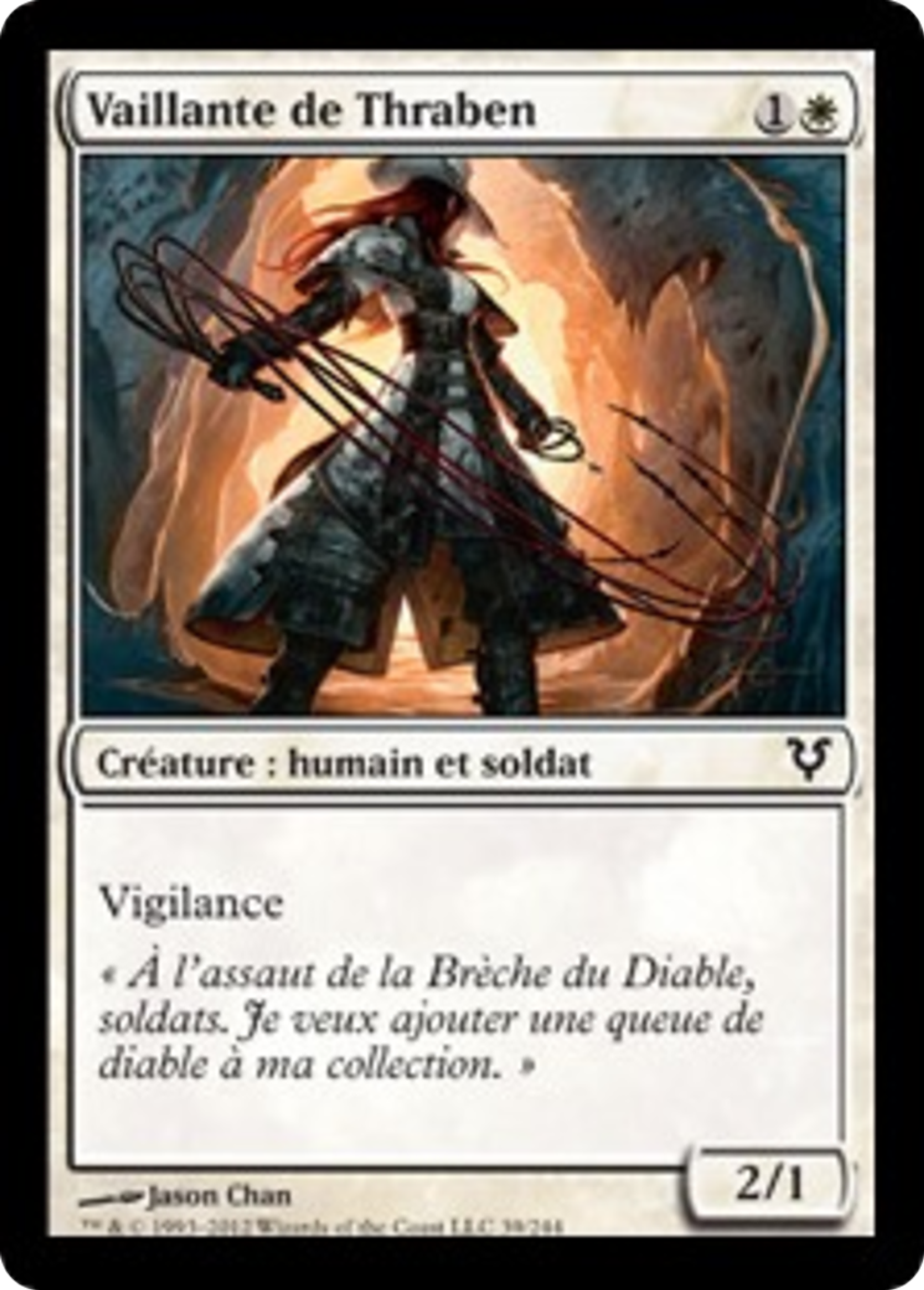 Vaillante de Thraben — Avacyn Restored — Magic: The Gathering