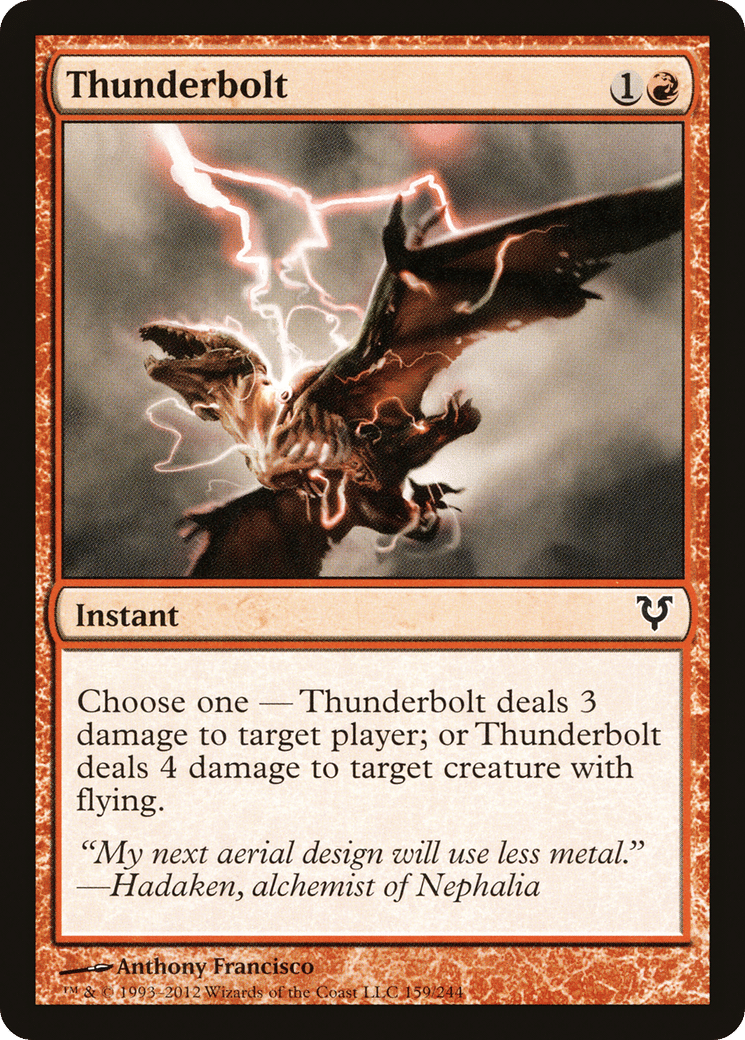 Thunderbolt — Avacyn Restored — Magic: The Gathering