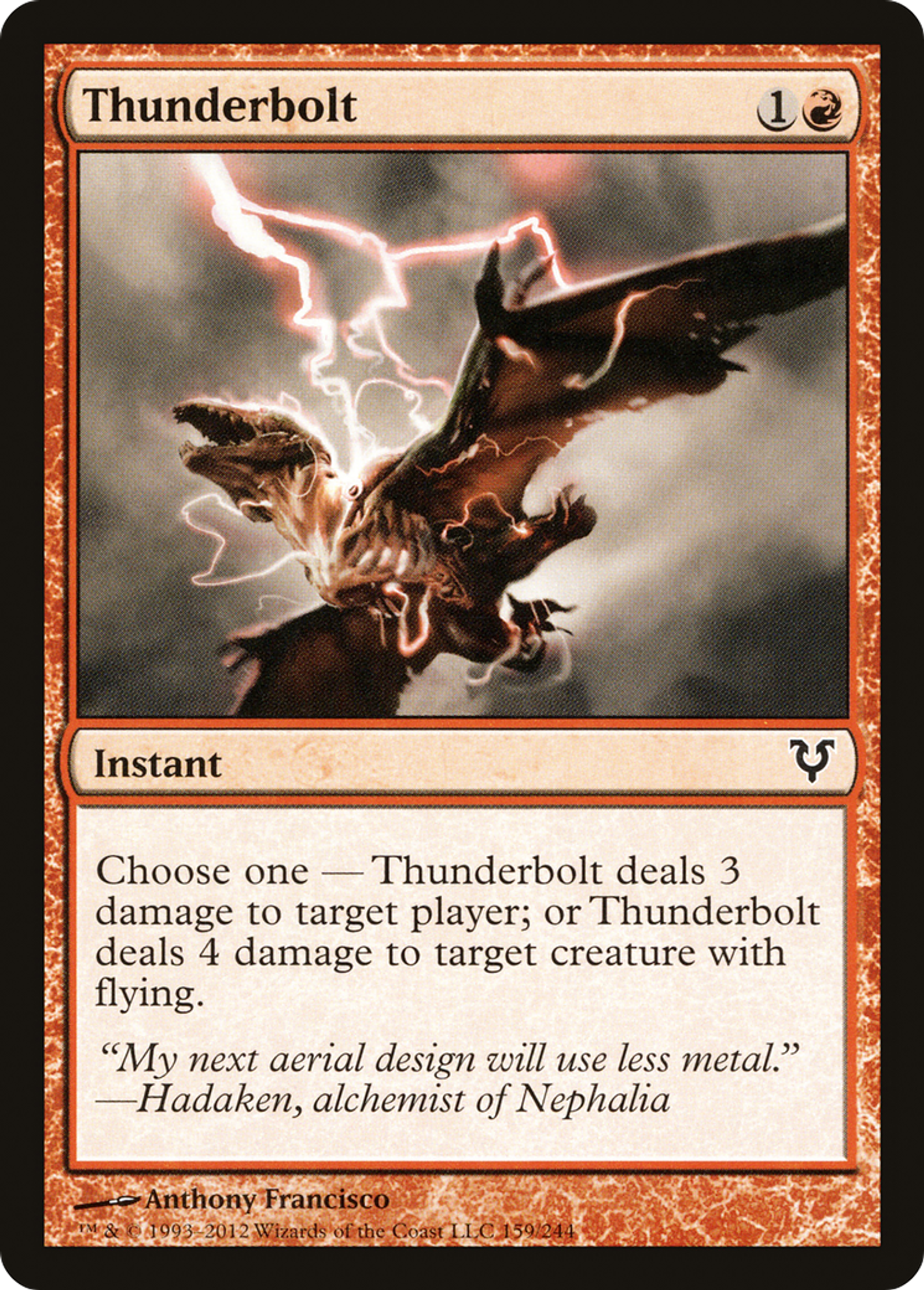 Thunderbolt — Avacyn Restored — Magic: The Gathering