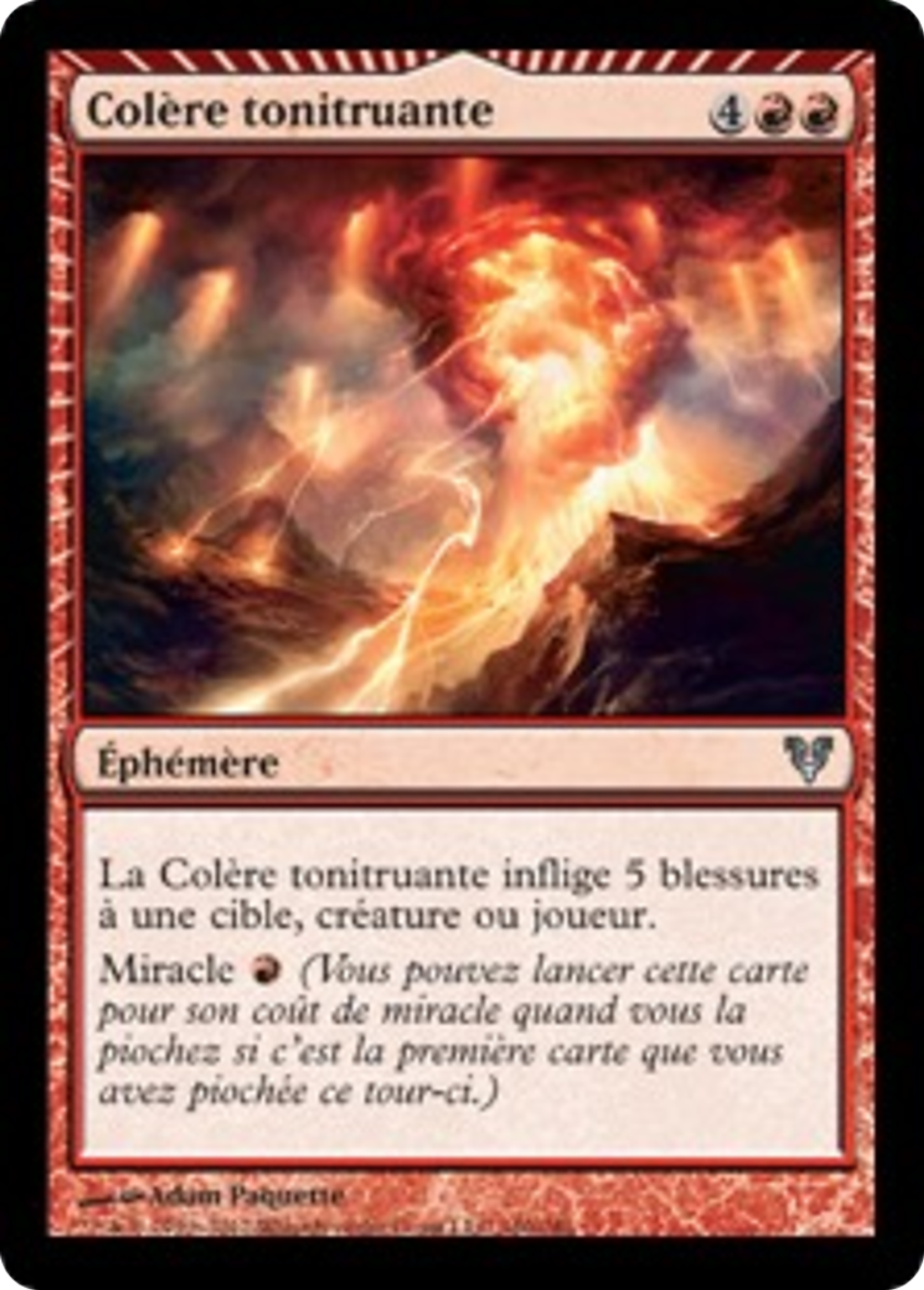 Colère tonitruante — Avacyn Restored — Magic: The Gathering