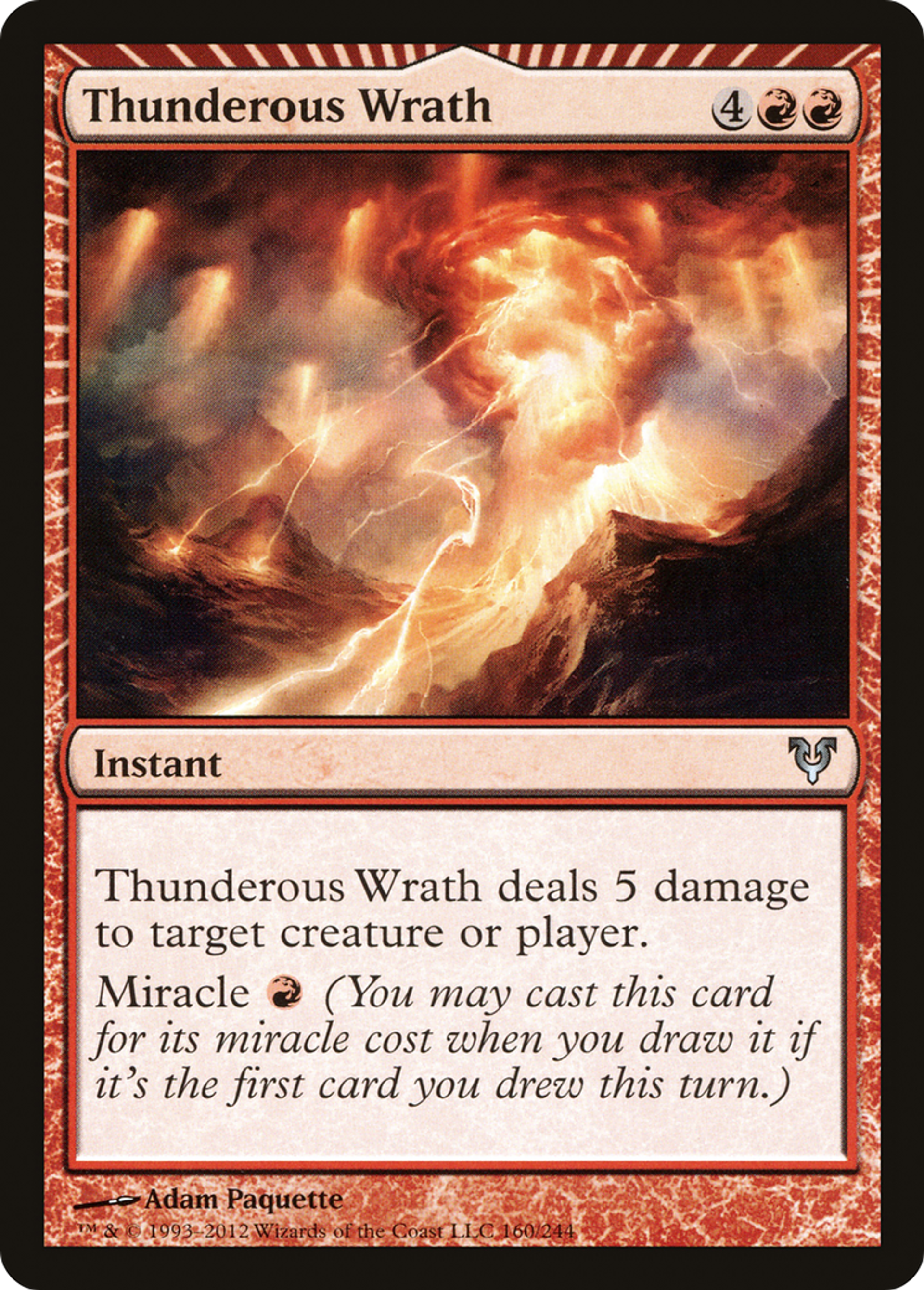 Thunderous Wrath — Avacyn Restored — Magic: The Gathering