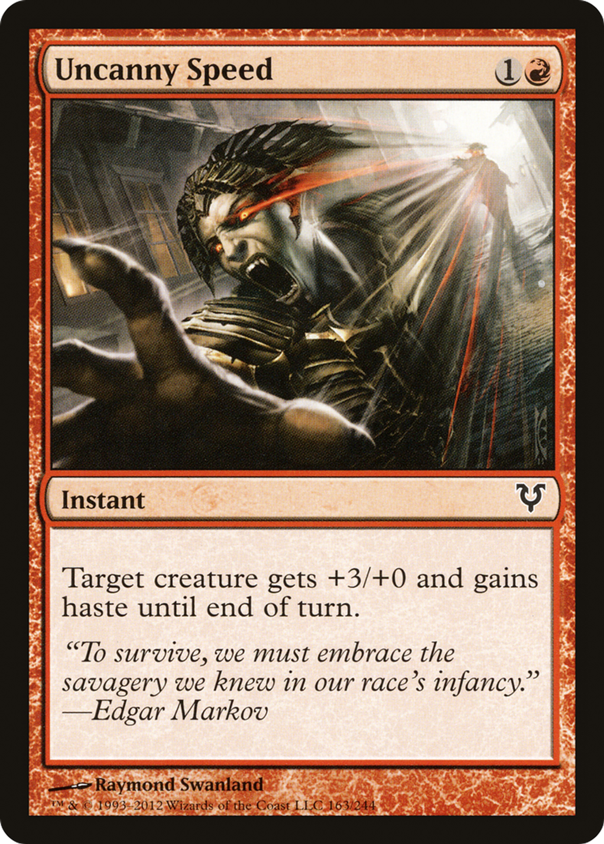Uncanny Speed — Avacyn Restored — Magic: The Gathering