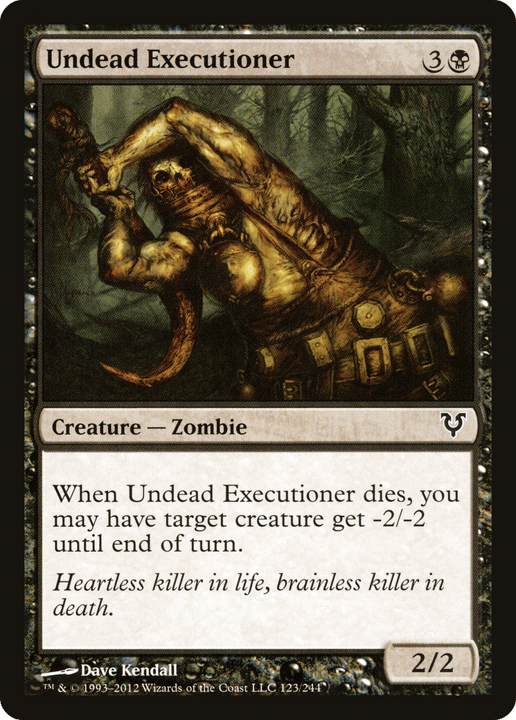 Exécuteur mort-vivant — Avacyn Restored — Magic: The Gathering