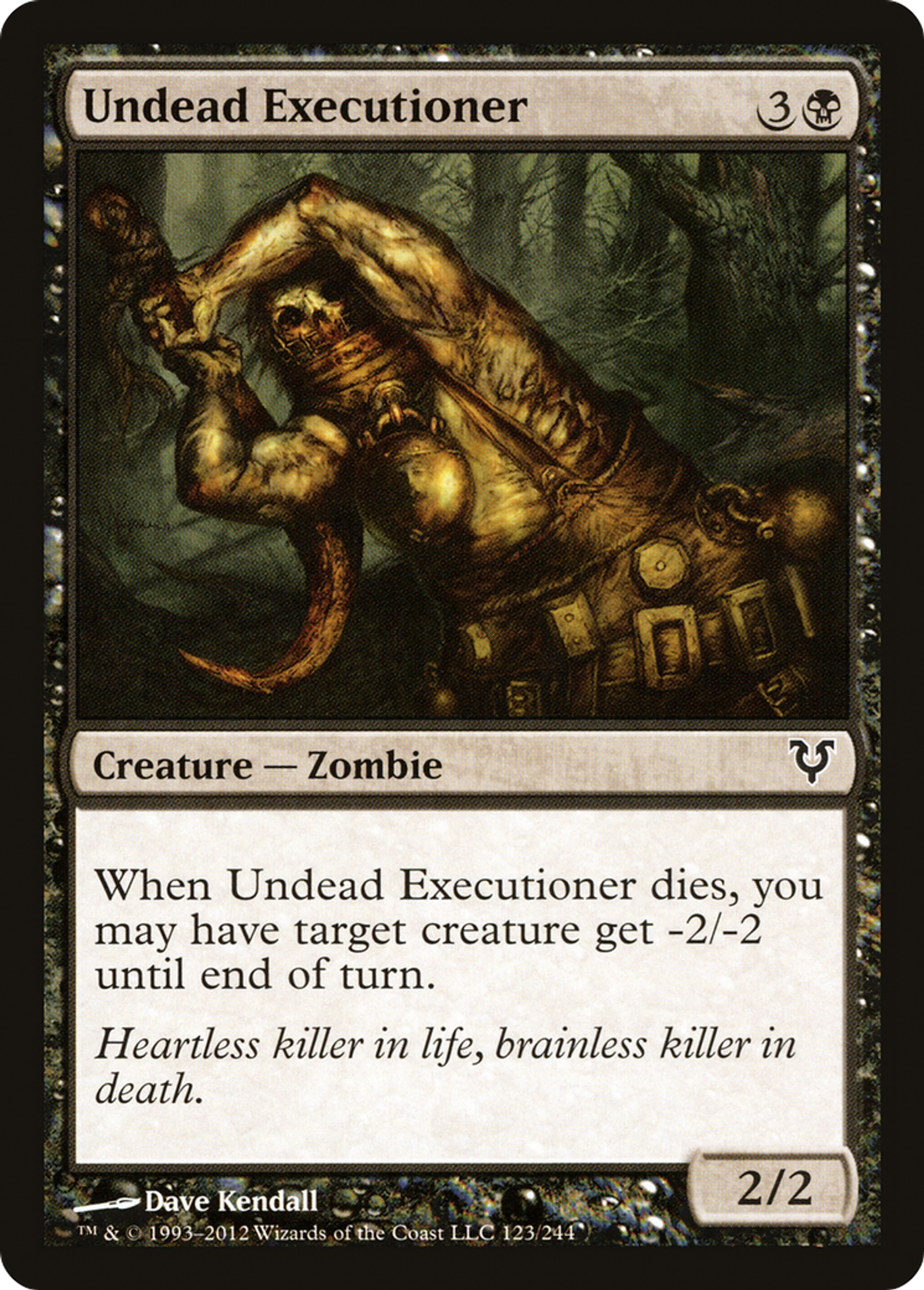 Undead Executioner — Avacyn Restored — Magic: The Gathering