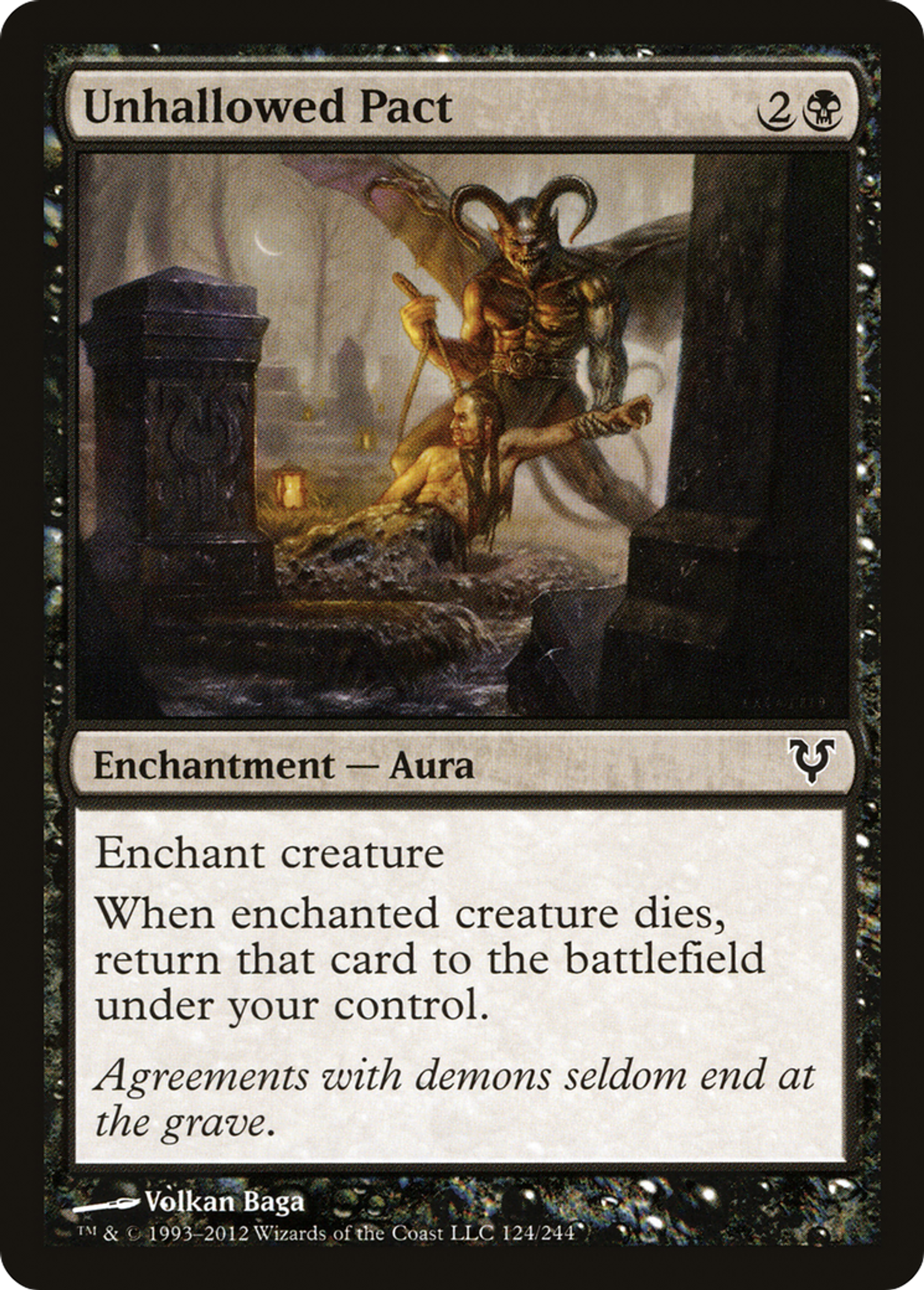 Unhallowed Pact — Avacyn Restored — Magic: The Gathering