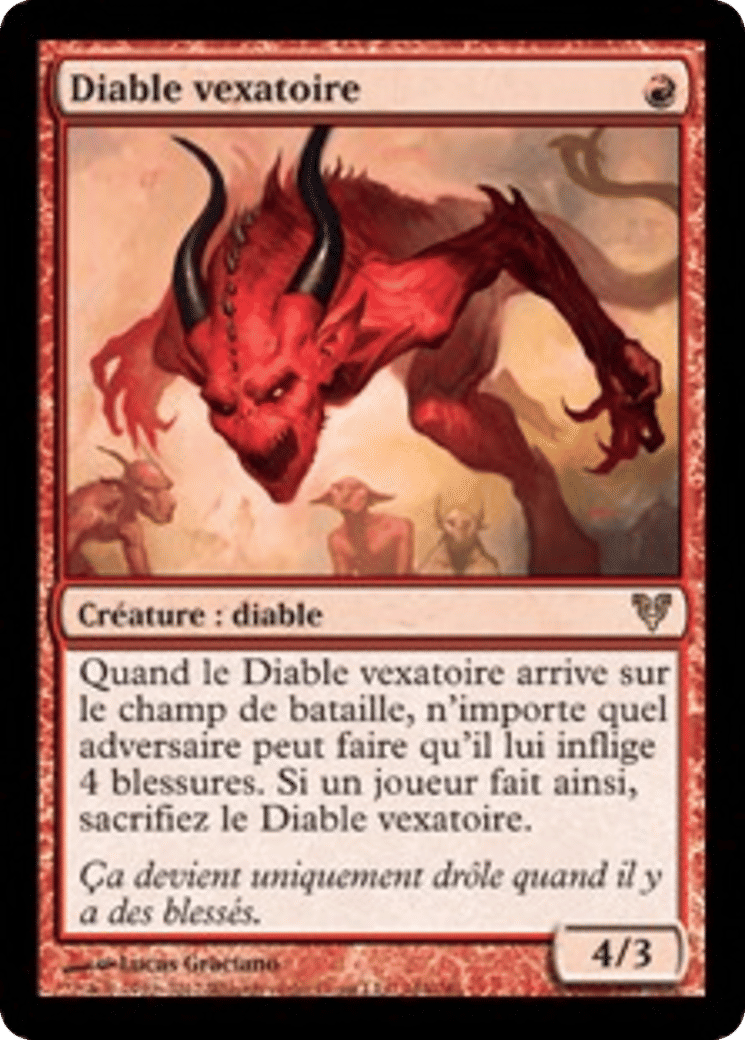 Diable vexatoire — Avacyn Restored — Magic: The Gathering