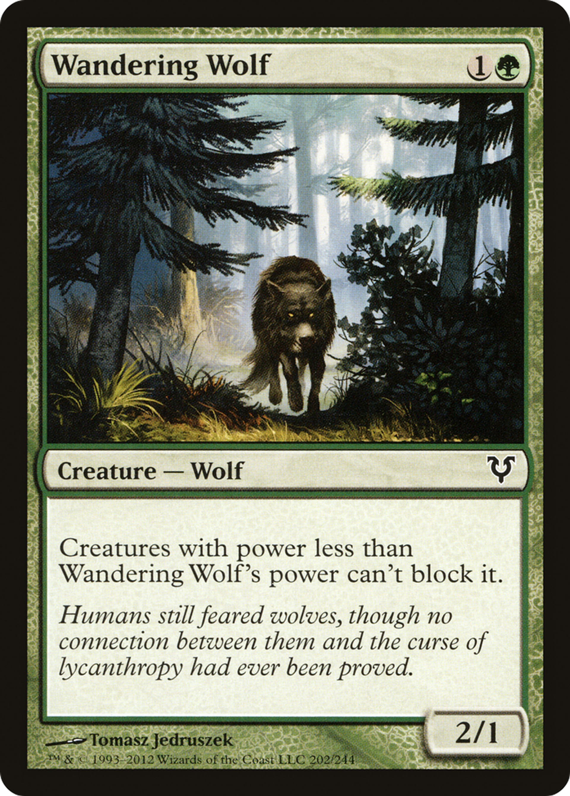 Wandering Wolf — Avacyn Restored — Magic: The Gathering