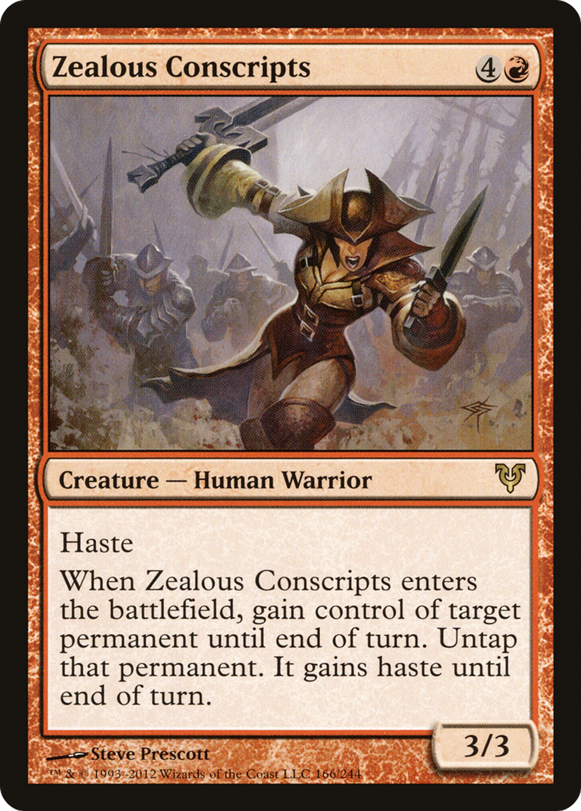 Zealous Conscripts — Avacyn Restored — Magic: The Gathering